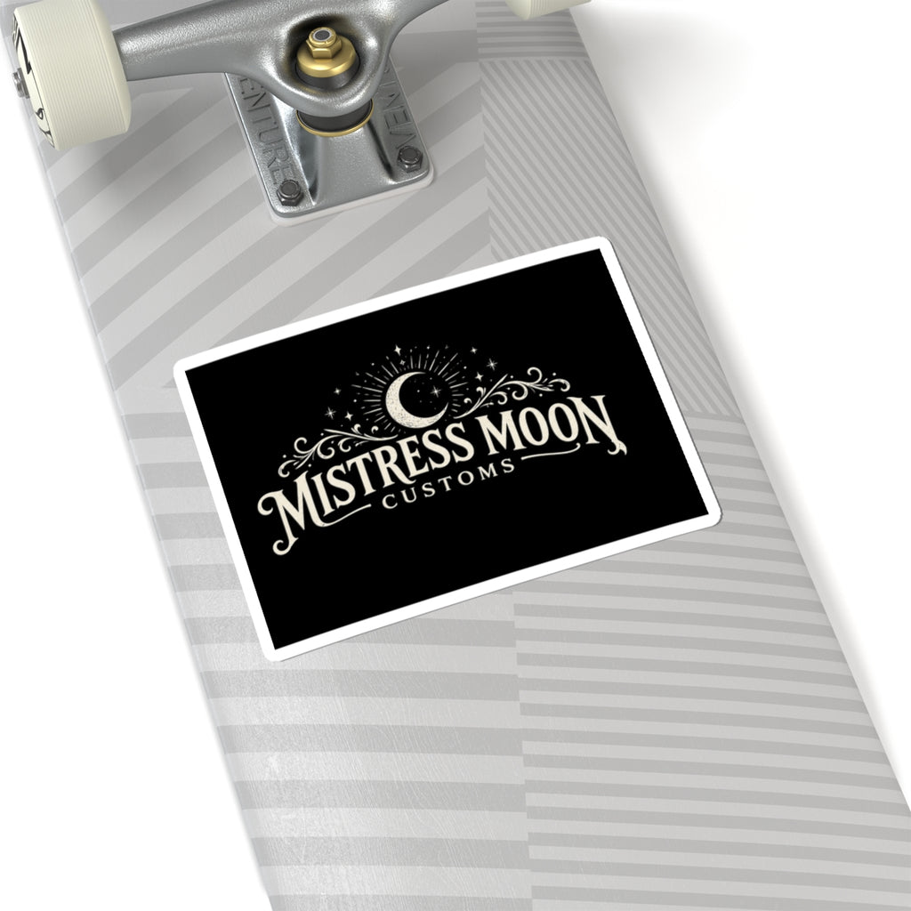 Mistress Moon Logo Cut Stickers