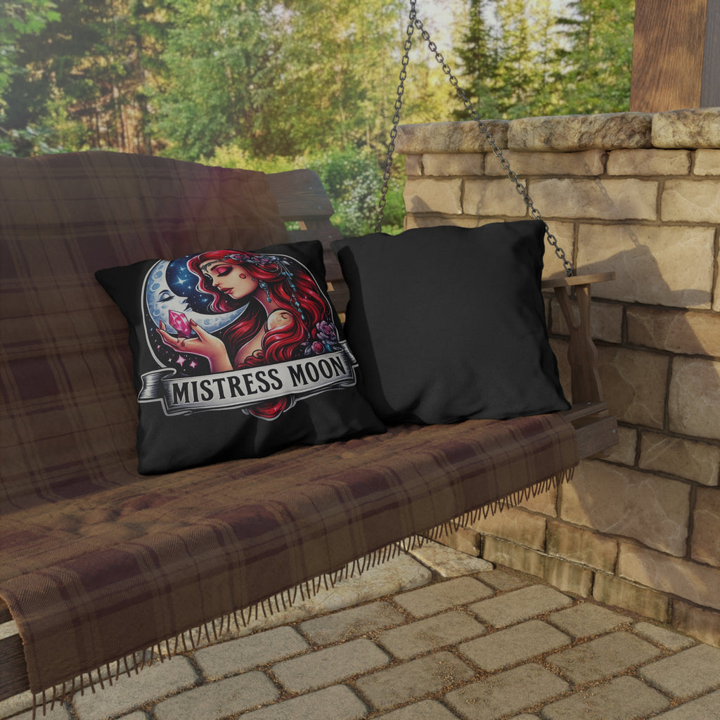 Mistress Moon Outdoor Pillow — Goddess Moonlight Decorative Cushion mm3