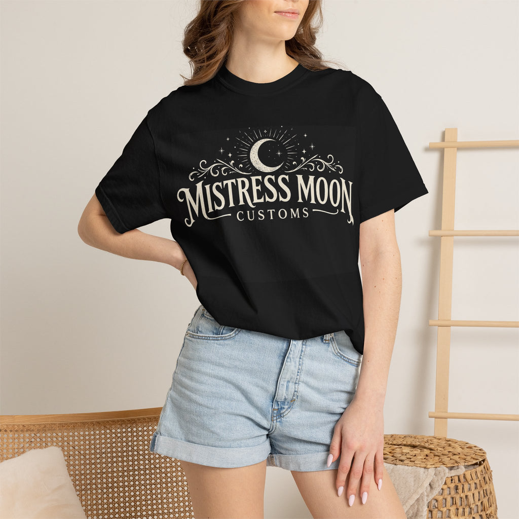 Mistress Moon Unisex Garment-Dyed T-shirt logo