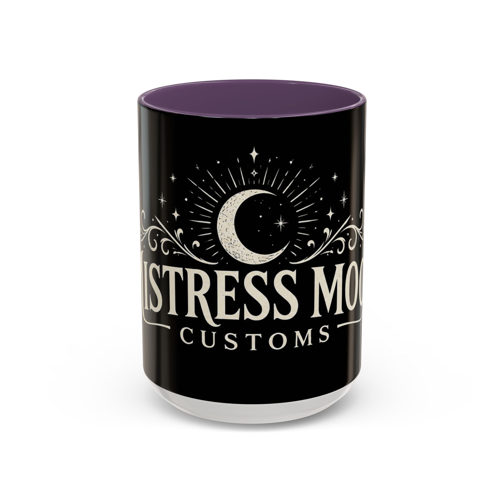 Mistress Moon crescent logo Mug | Accent coffee mug 11oz 15oz