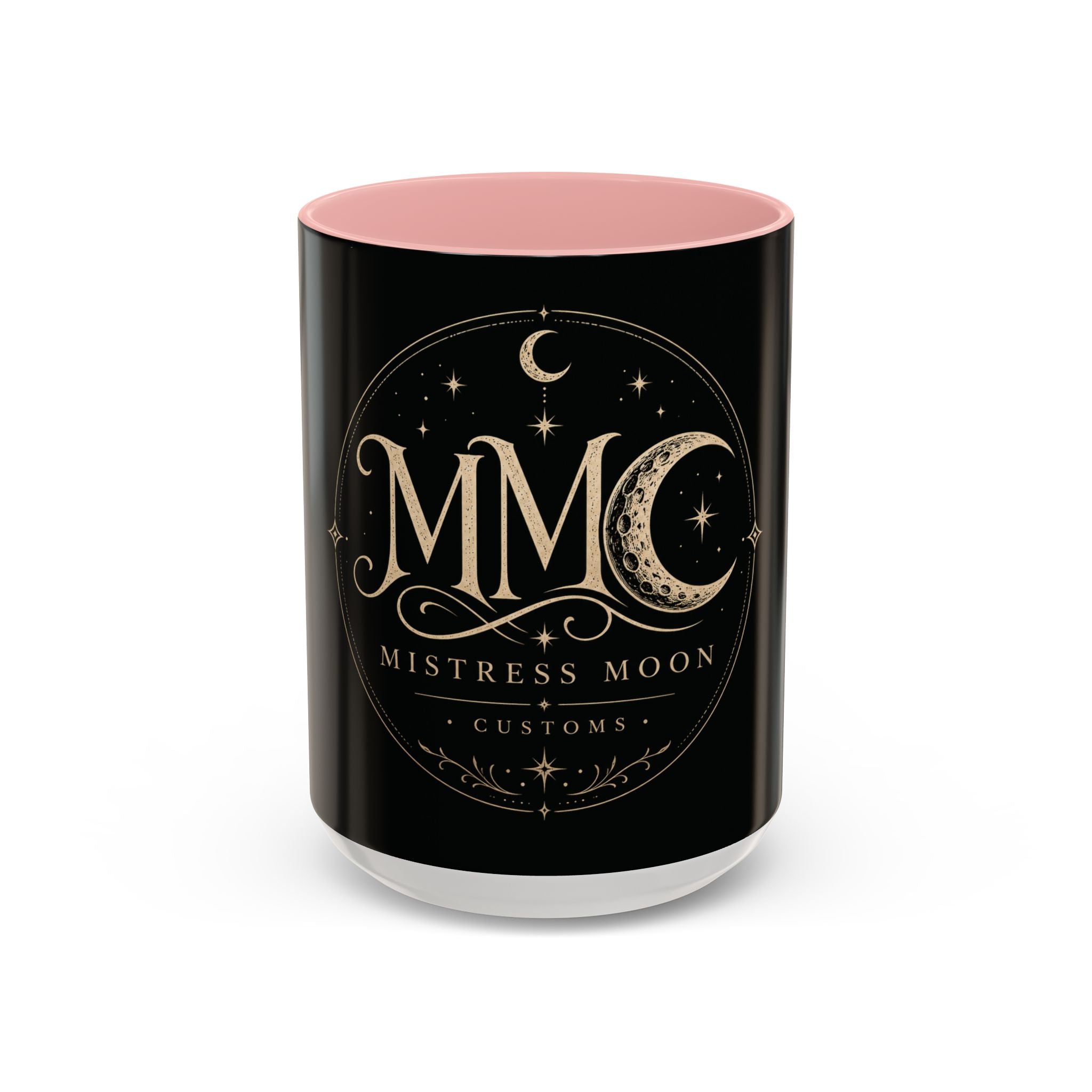 Mistress Moon crescent Mug mmc mono | Accent coffee mug 11oz 15oz