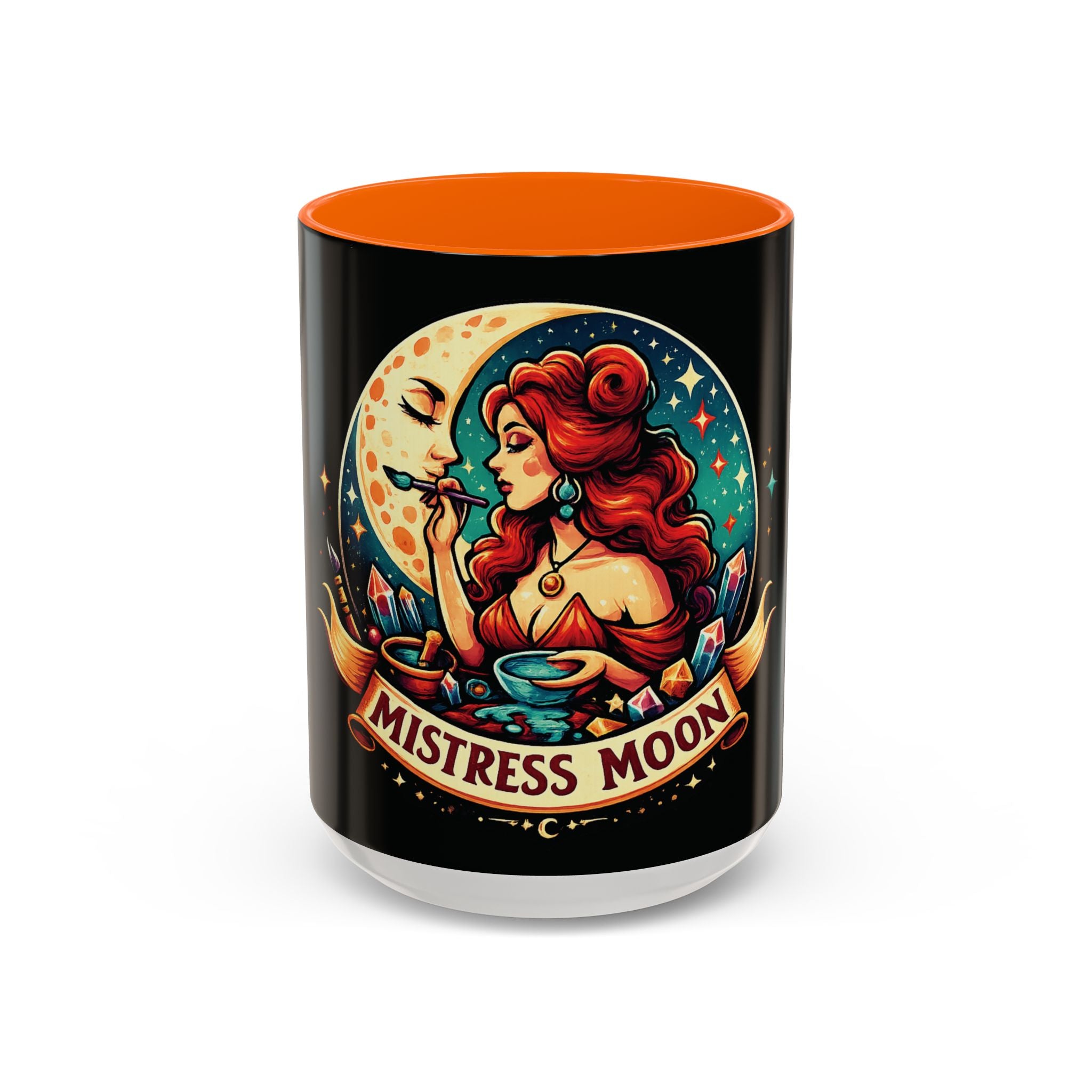 Mistress Moon crescent Mug mm2 | Accent coffee mug 11oz 15oz