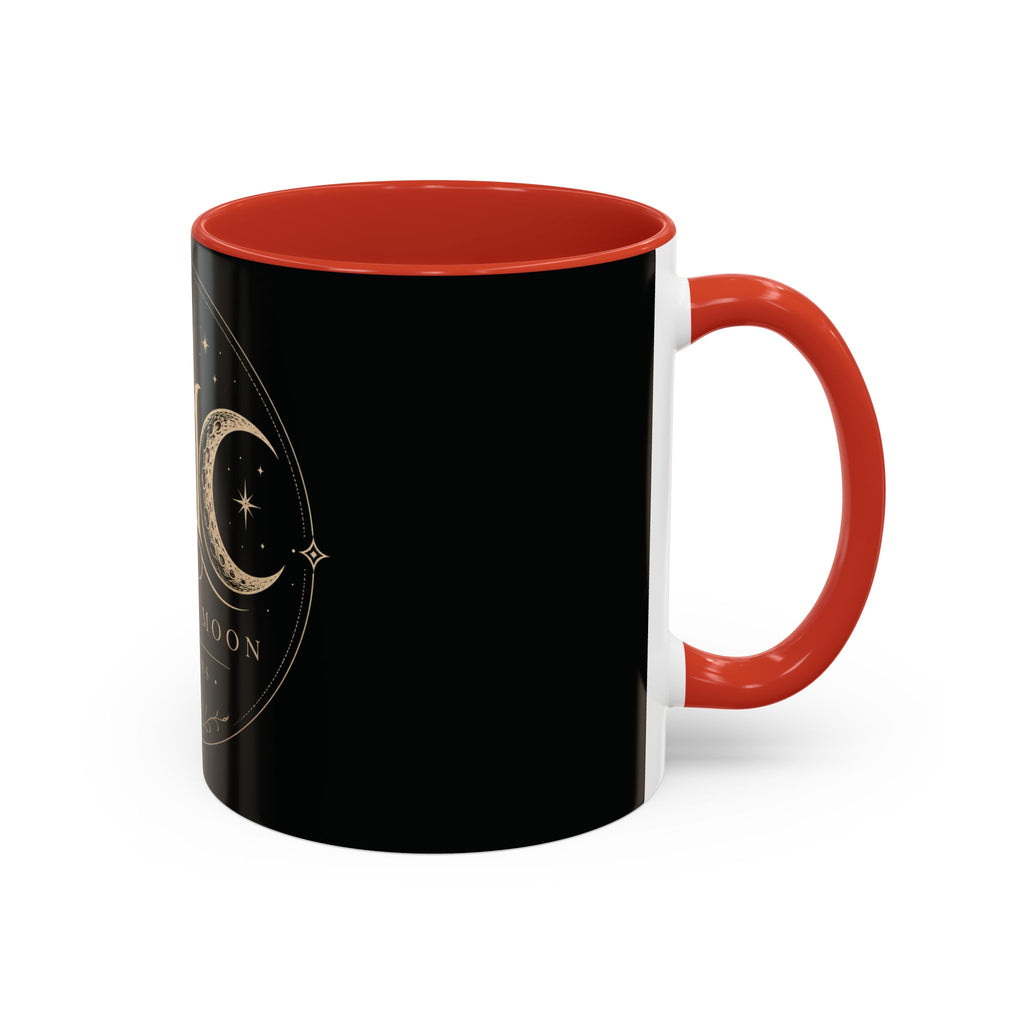 Mistress Moon crescent Mug mmc mono | Accent coffee mug 11oz 15oz