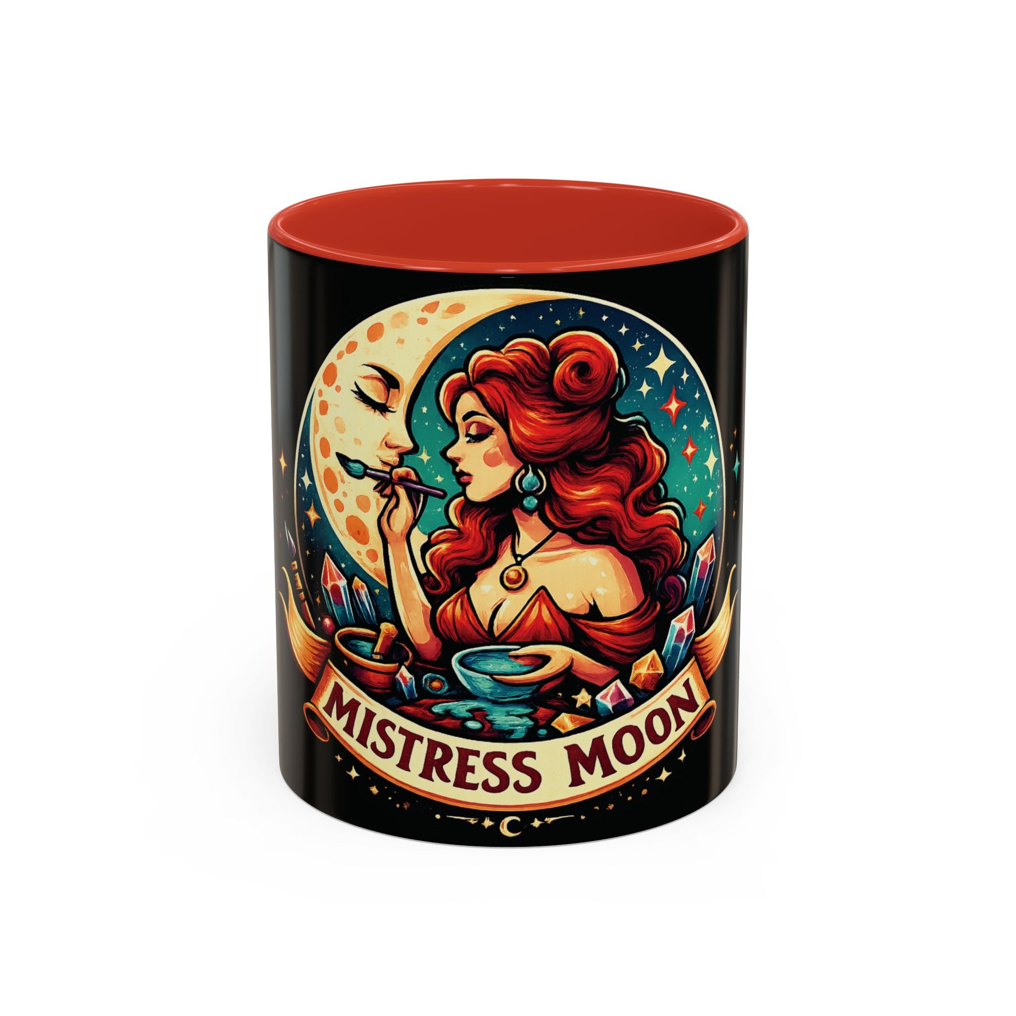 Mistress Moon crescent Mug mm2 | Accent coffee mug 11oz 15oz