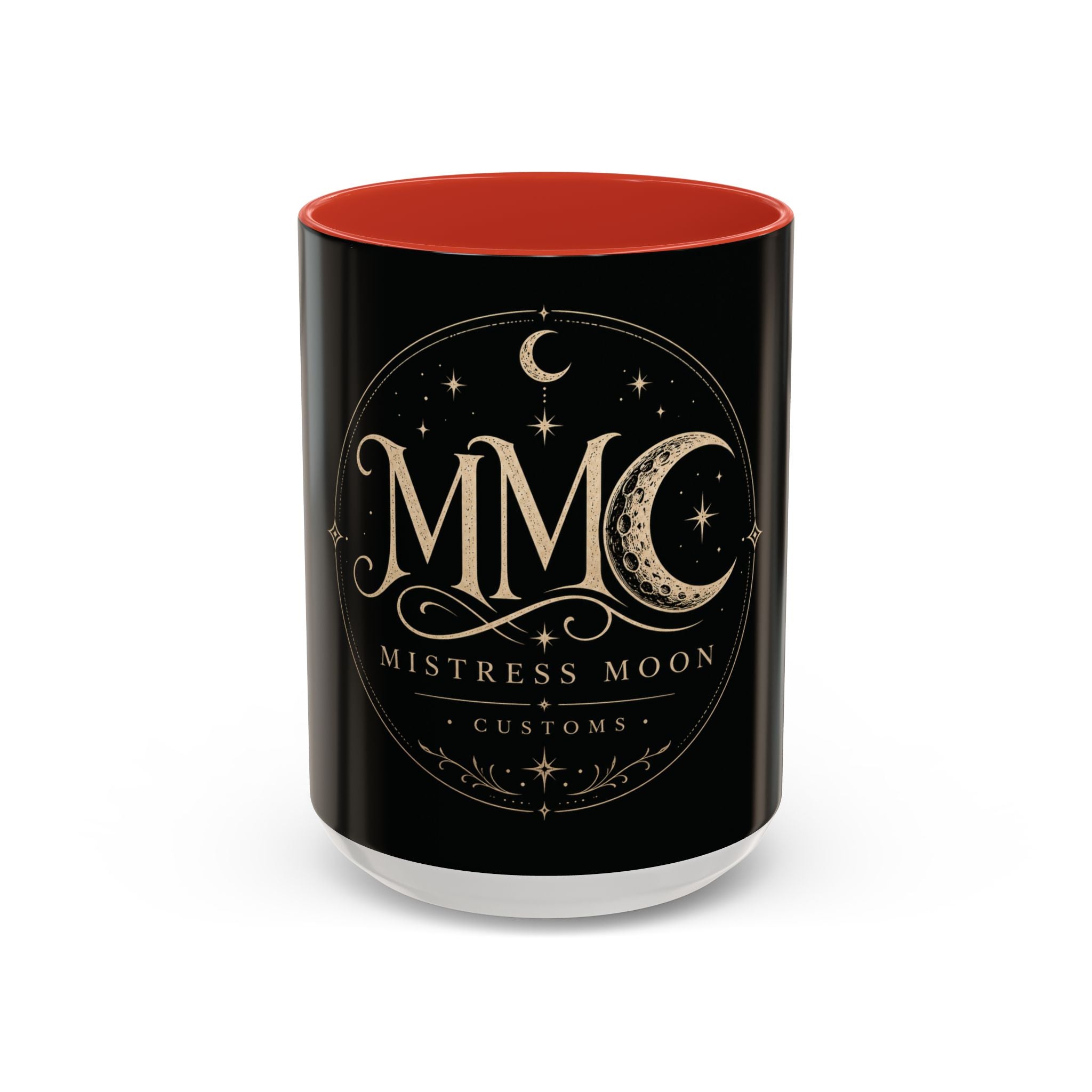 Mistress Moon crescent Mug mmc mono | Accent coffee mug 11oz 15oz
