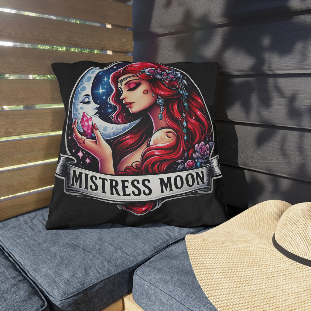 Mistress Moon Outdoor Pillow — Goddess Moonlight Decorative Cushion mm3