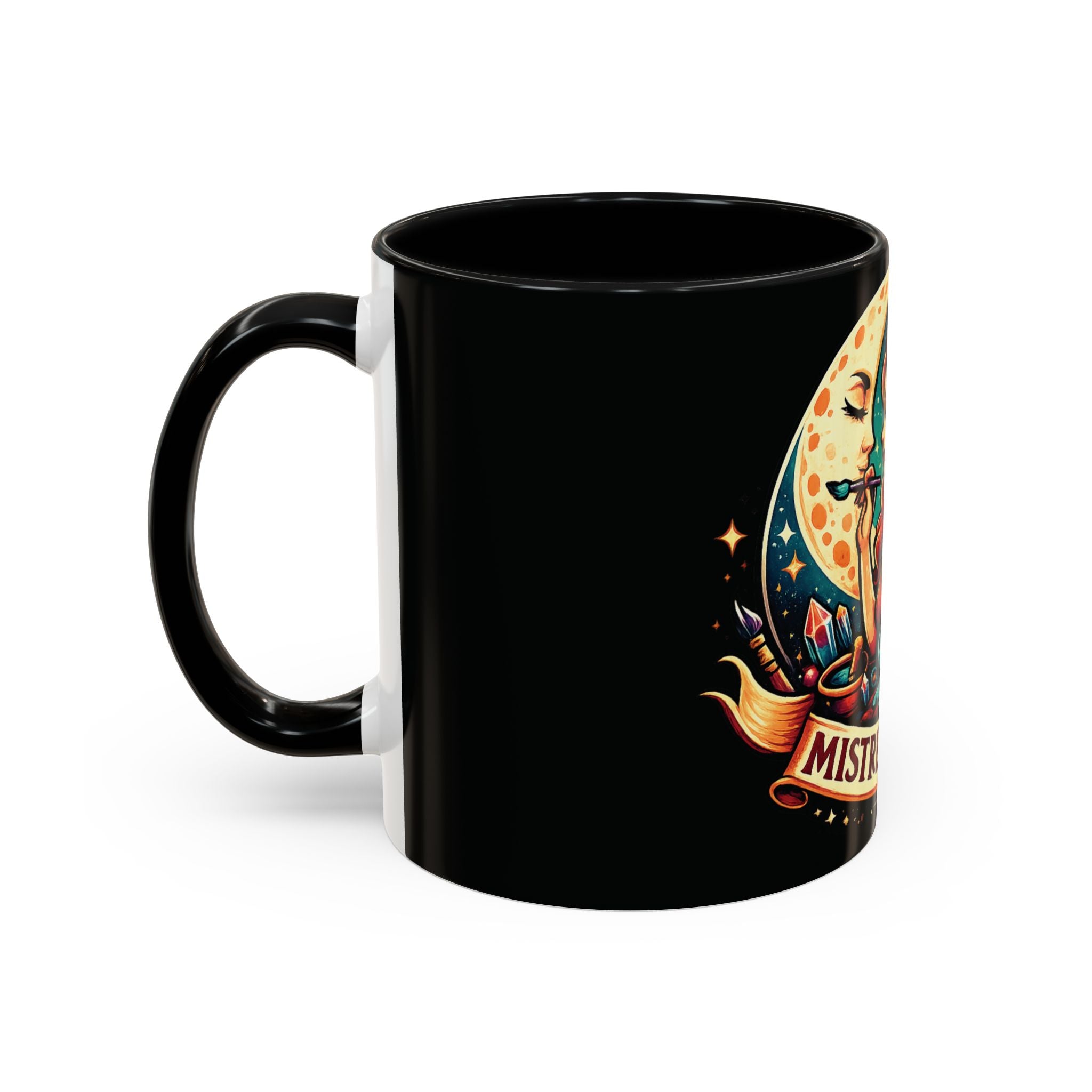 Mistress Moon crescent Mug mm2 | Accent coffee mug 11oz 15oz
