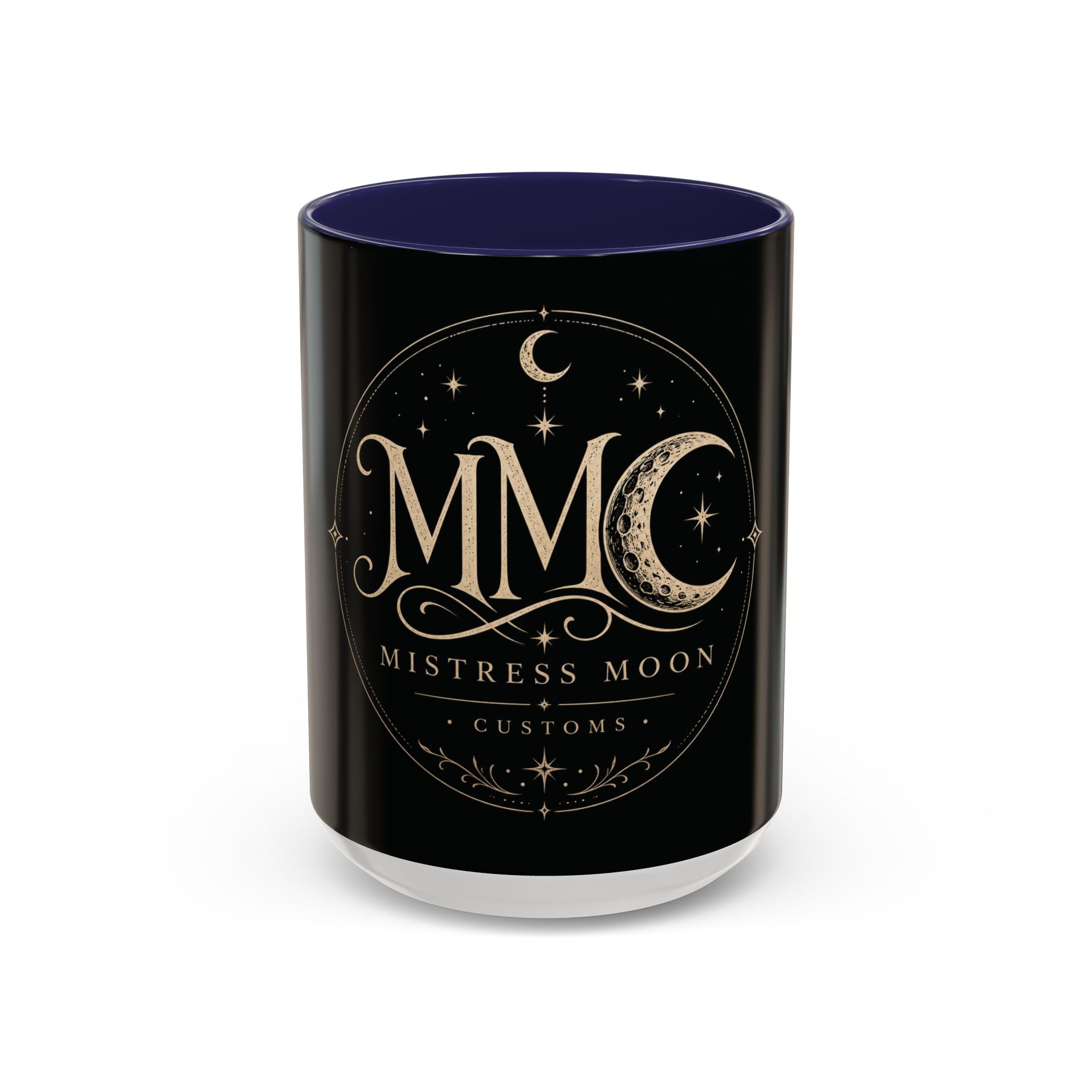 Mistress Moon crescent Mug mmc mono | Accent coffee mug 11oz 15oz