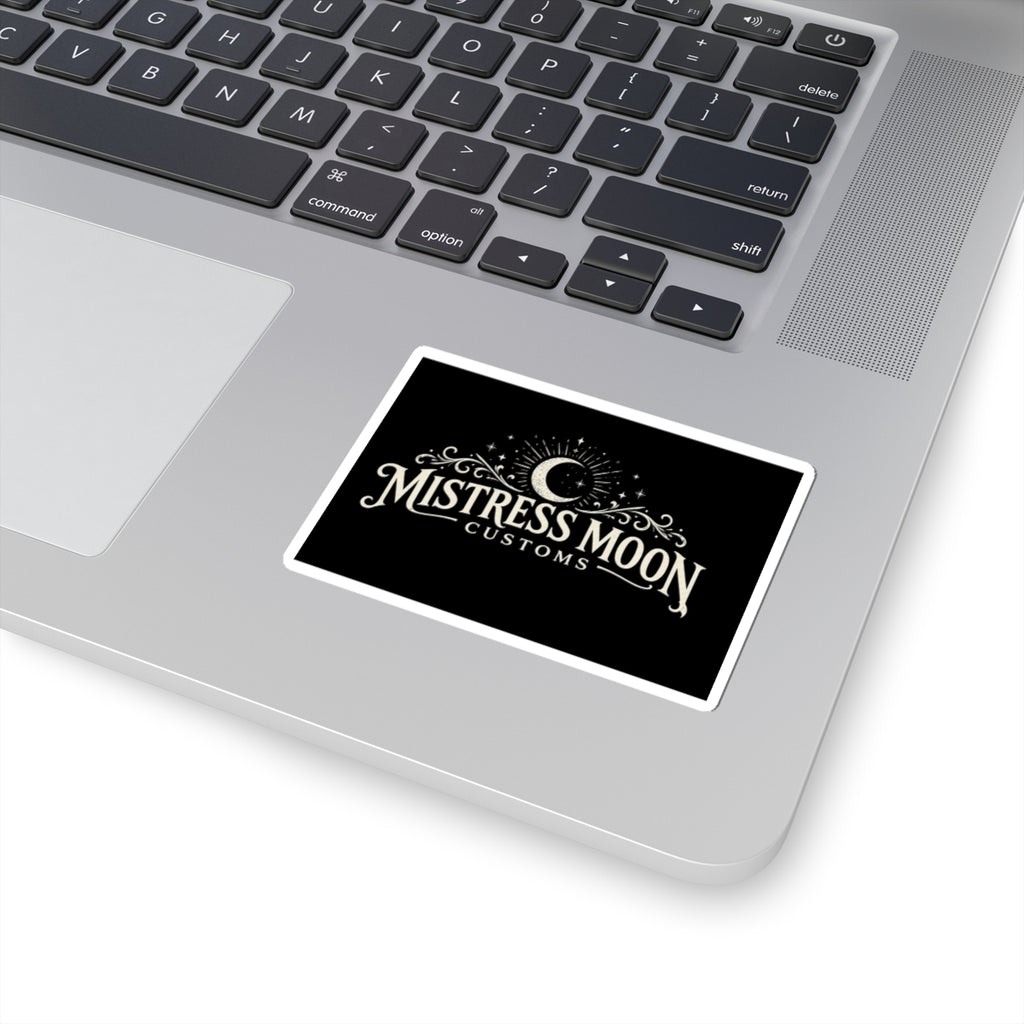 Mistress Moon Logo Cut Stickers