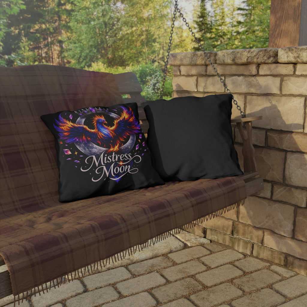 Mistress Moon Outdoor Pillow — Goddess Moonlight Decorative Cushion mm6