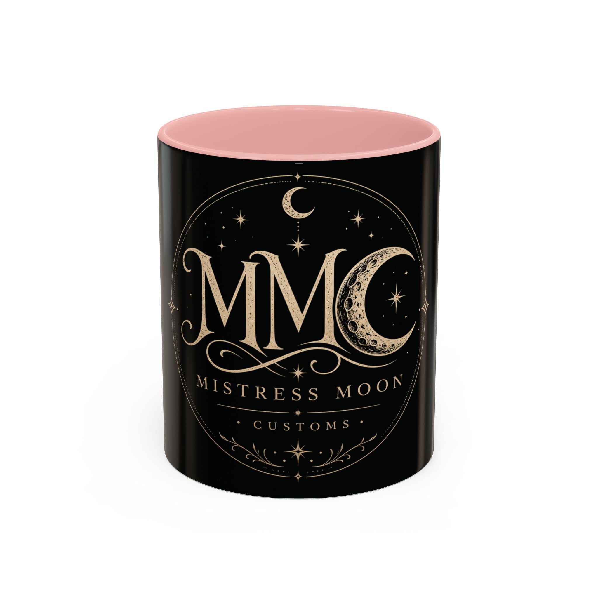 Mistress Moon crescent Mug mmc mono | Accent coffee mug 11oz 15oz