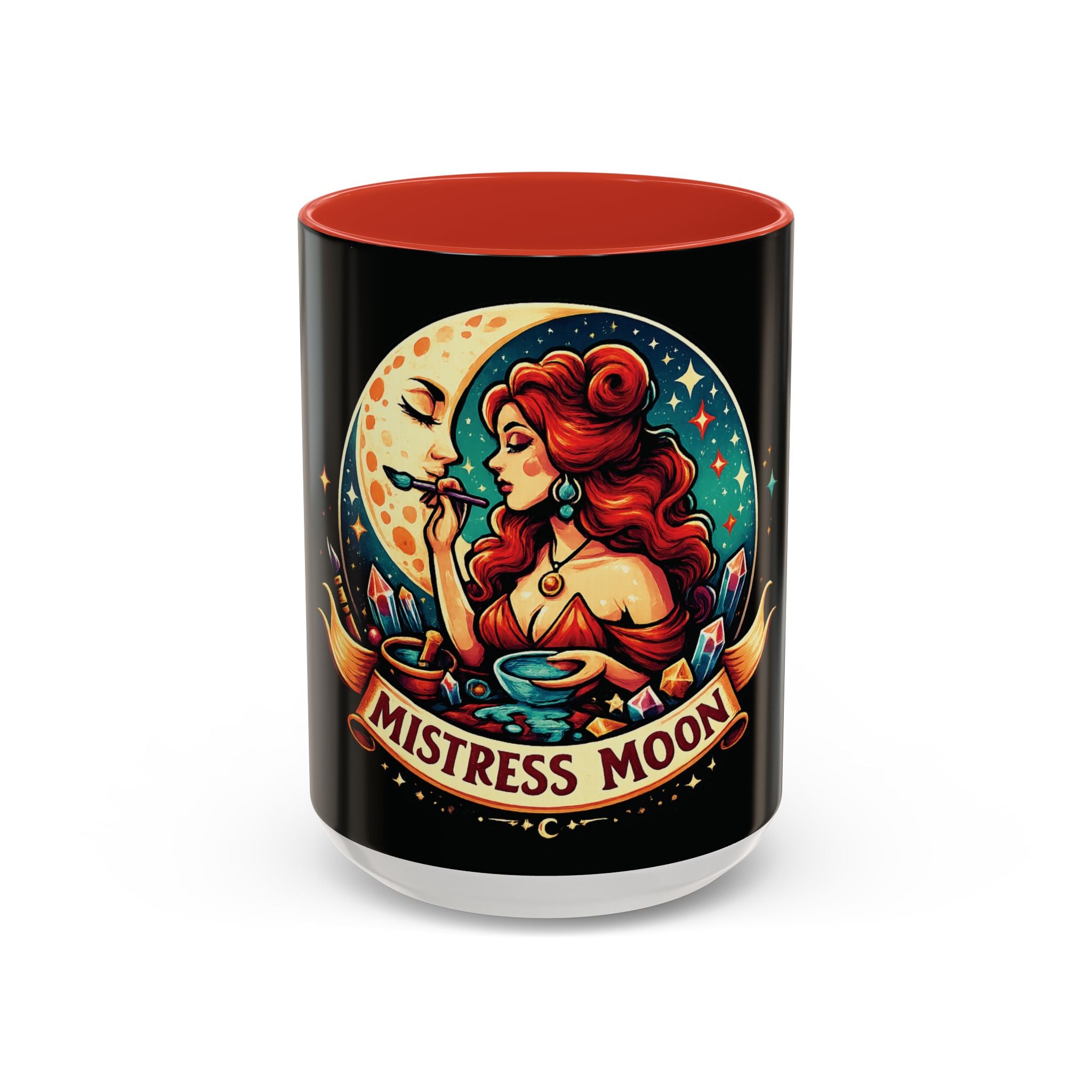 Mistress Moon crescent Mug mm2 | Accent coffee mug 11oz 15oz