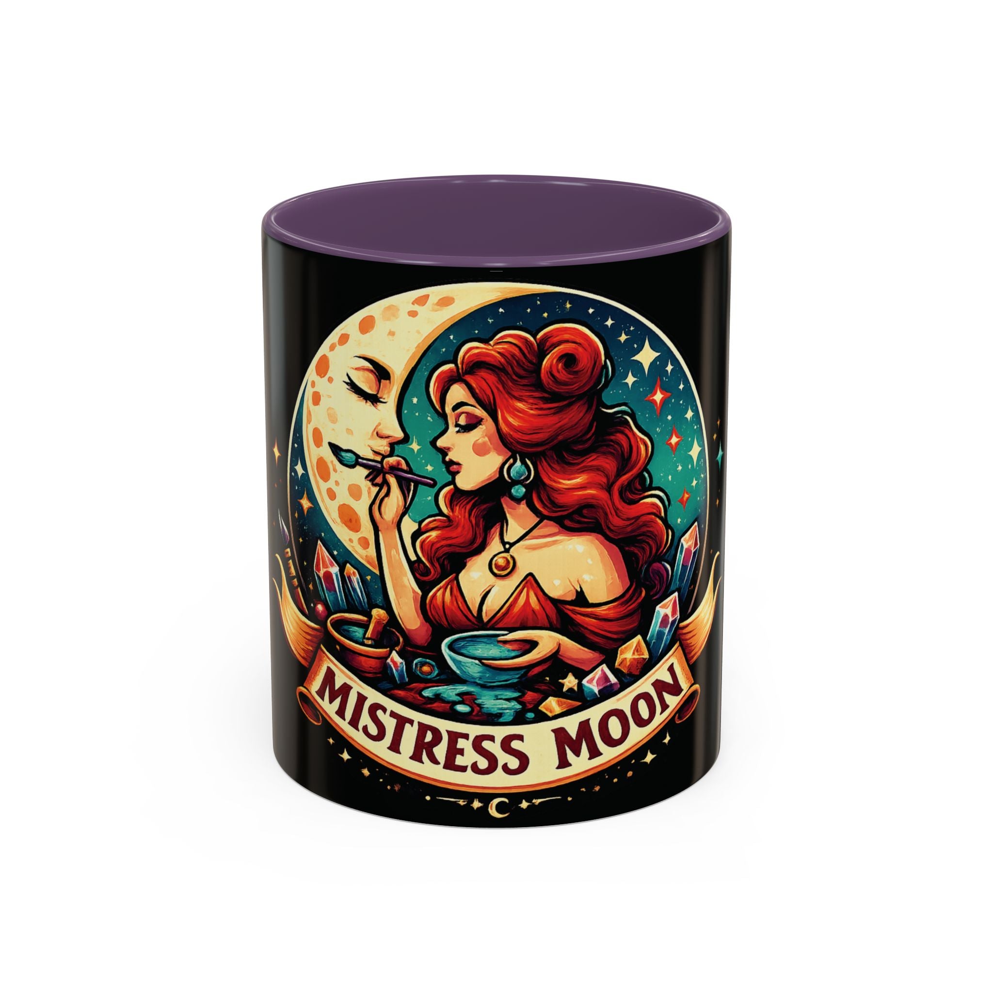 Mistress Moon crescent Mug mm2 | Accent coffee mug 11oz 15oz