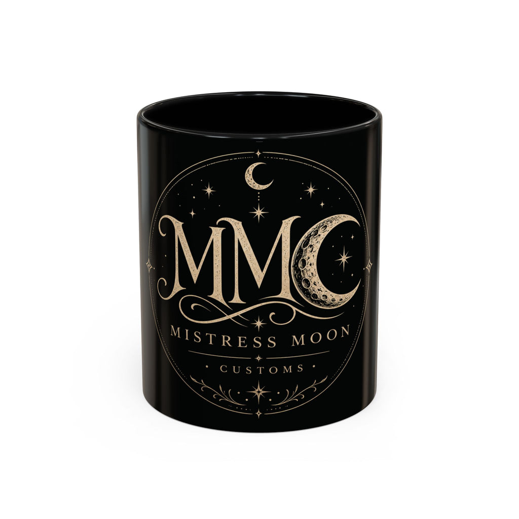 Mistress Moon crescent Mug mmc mono | Accent coffee mug 11oz 15oz