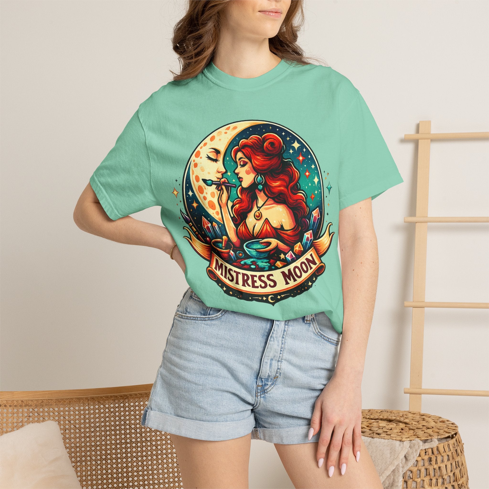 Mistress Moon Unisex Garment-Dyed T-shirt mm2