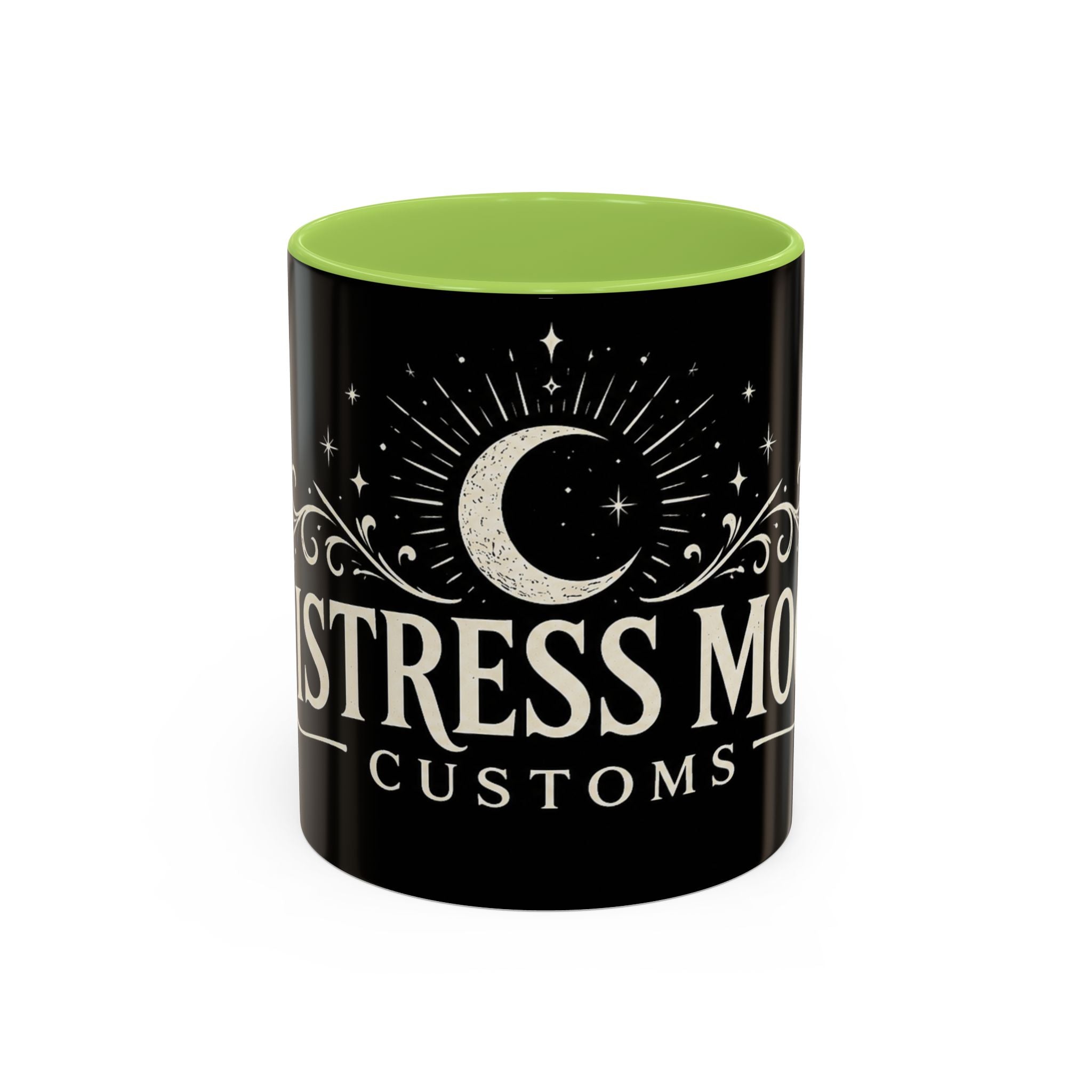 Mistress Moon crescent logo Mug | Accent coffee mug 11oz 15oz