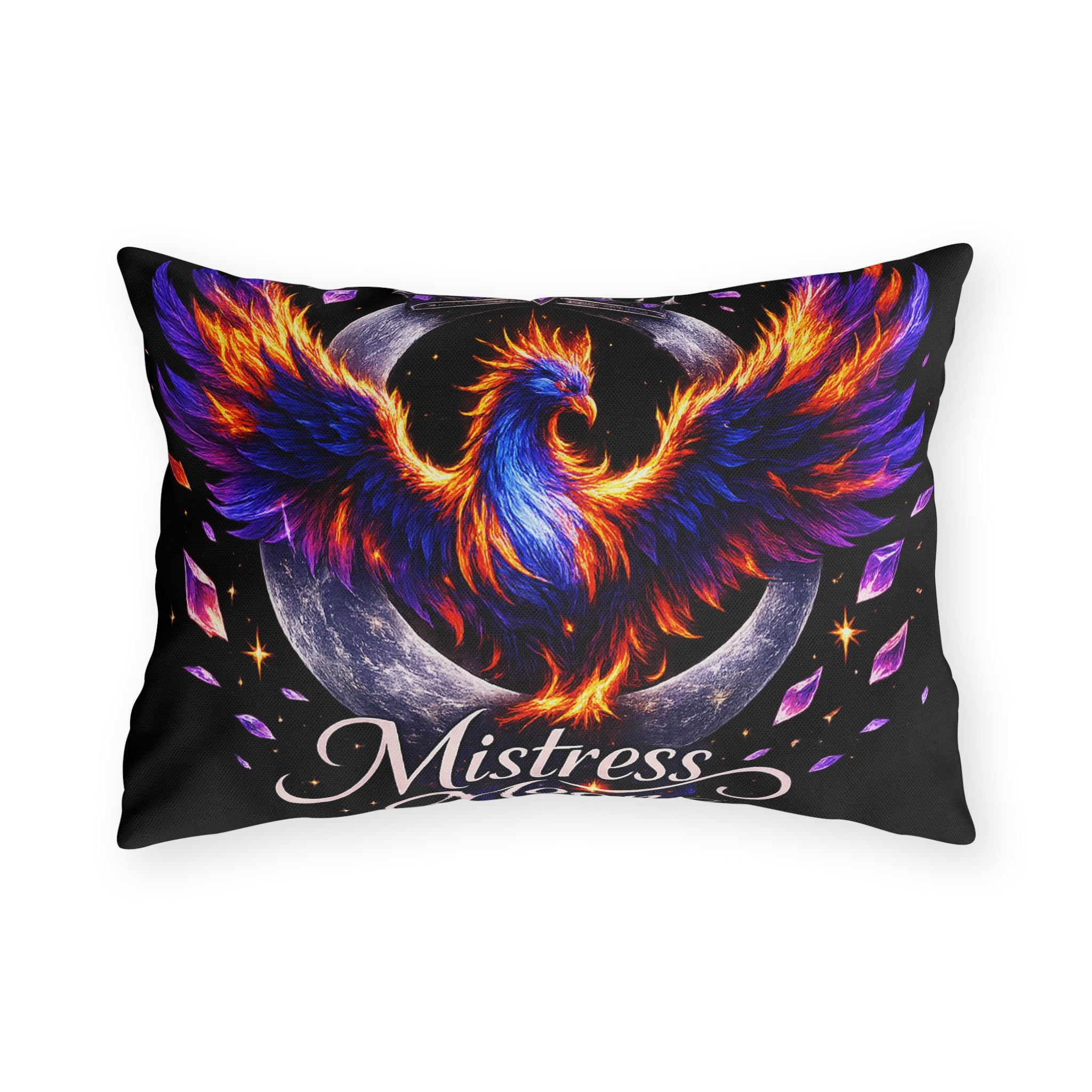 Mistress Moon Outdoor Pillow — Goddess Moonlight Decorative Cushion mm6