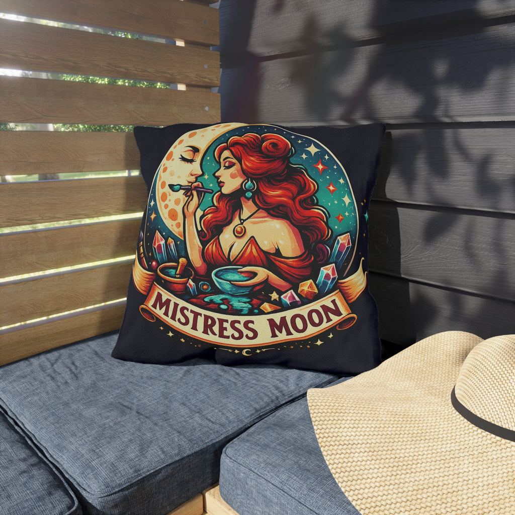 Moon Outdoor Pillow — Goddess Moonlight Decorative Cushion mm2