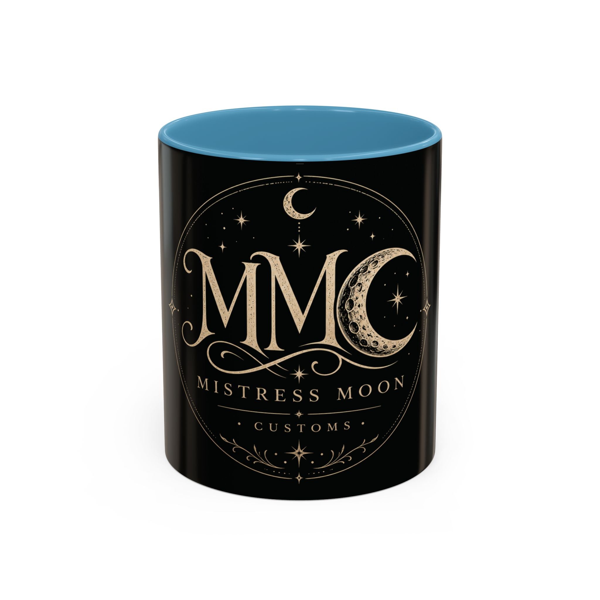 Mistress Moon crescent Mug mmc mono | Accent coffee mug 11oz 15oz