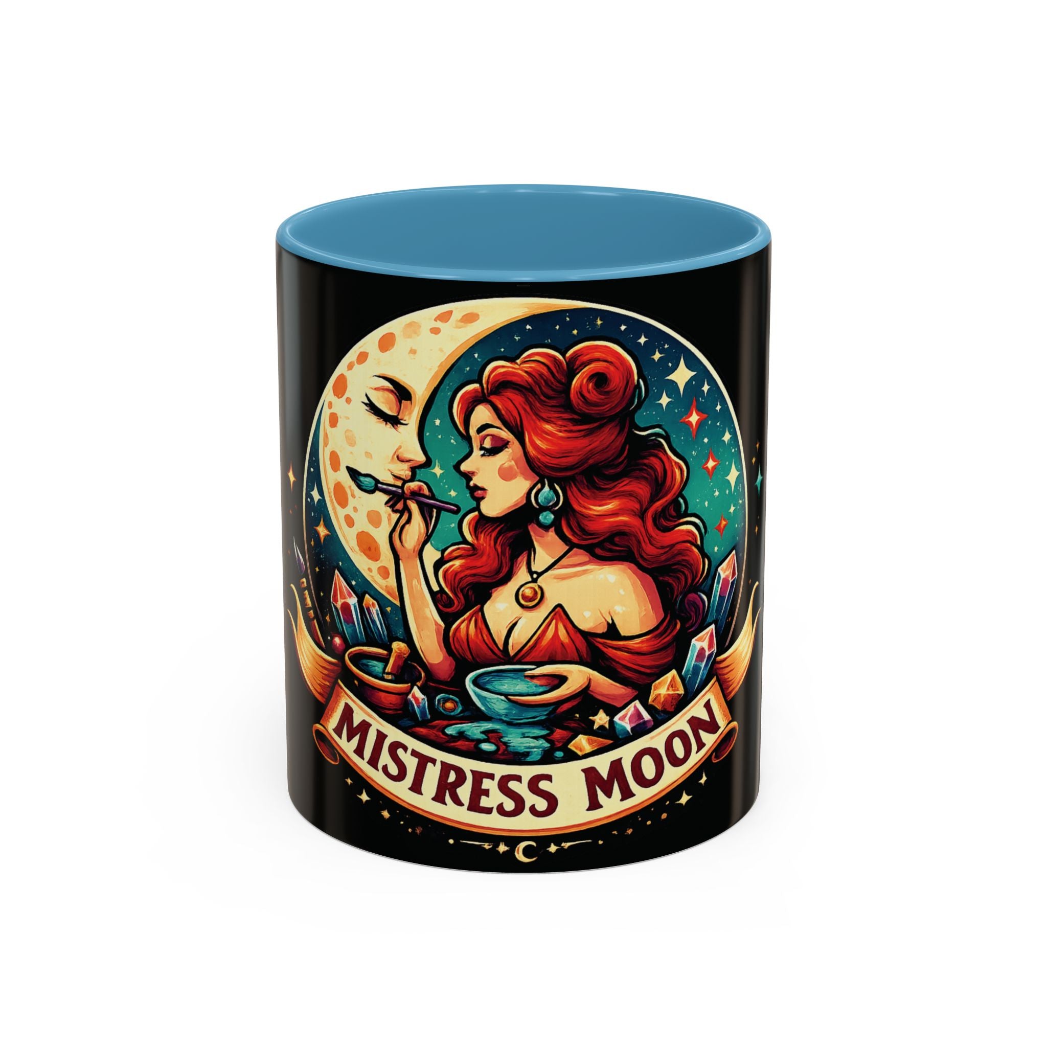 Mistress Moon crescent Mug mm2 | Accent coffee mug 11oz 15oz