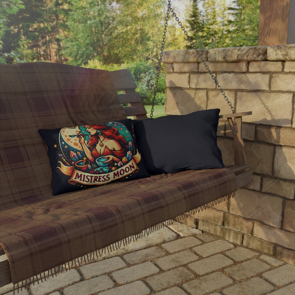 Moon Outdoor Pillow — Goddess Moonlight Decorative Cushion mm2