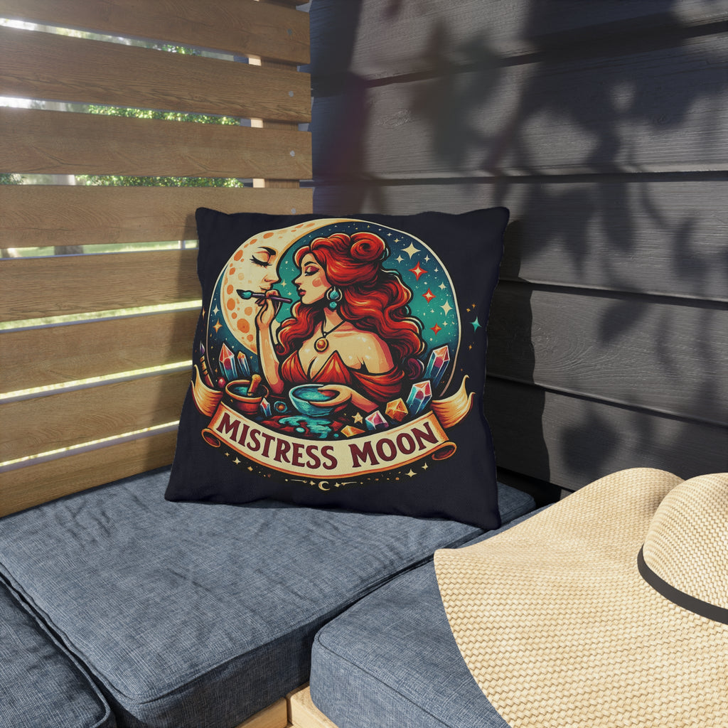 Moon Outdoor Pillow — Goddess Moonlight Decorative Cushion mm2