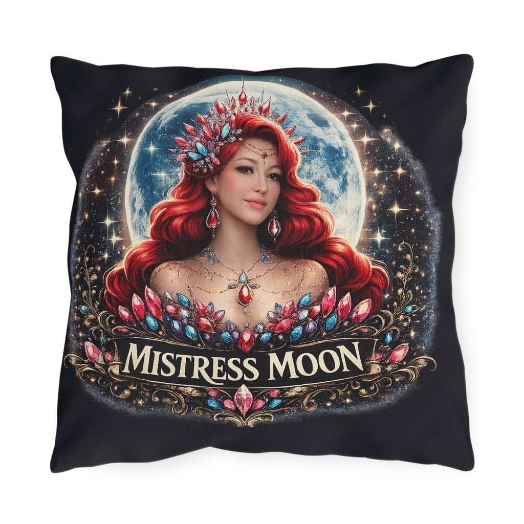 Mistress Moon Outdoor Pillow — Goddess Moonlight Decorative Cushion mm5