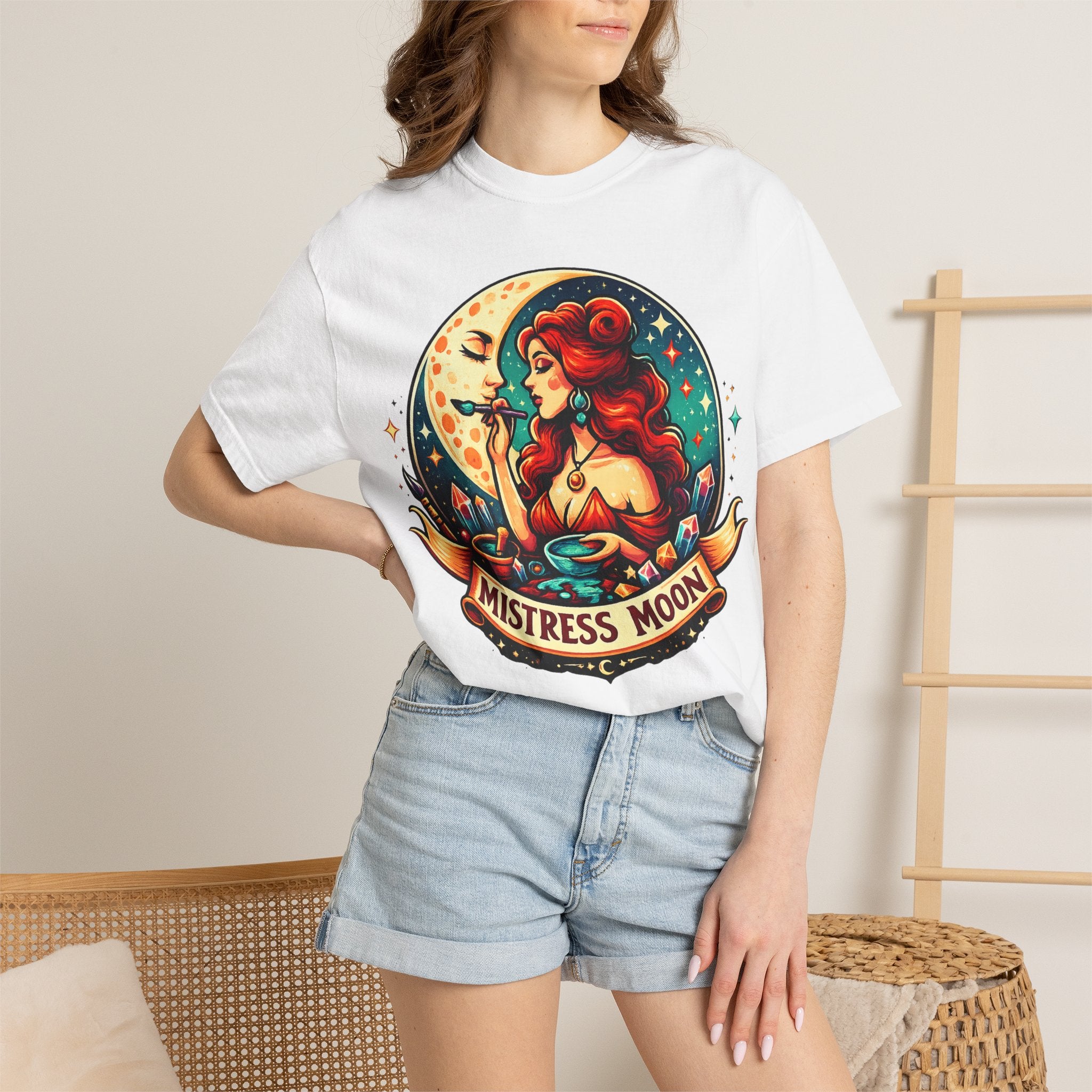 Mistress Moon Unisex Garment-Dyed T-shirt mm2