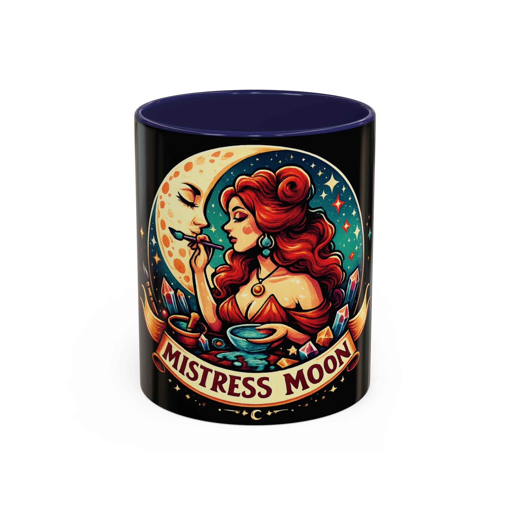 Mistress Moon crescent Mug mm2 | Accent coffee mug 11oz 15oz