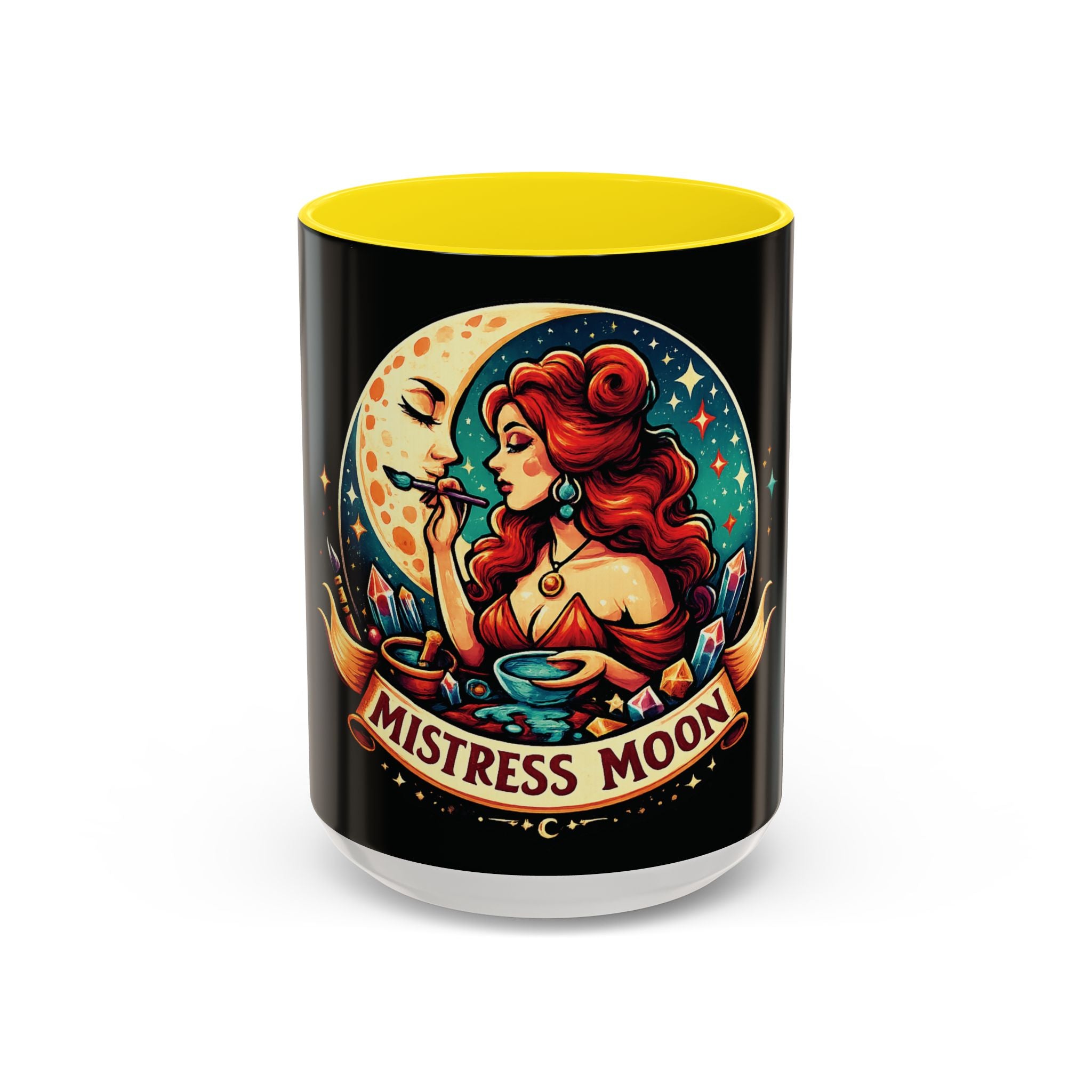 Mistress Moon crescent Mug mm2 | Accent coffee mug 11oz 15oz