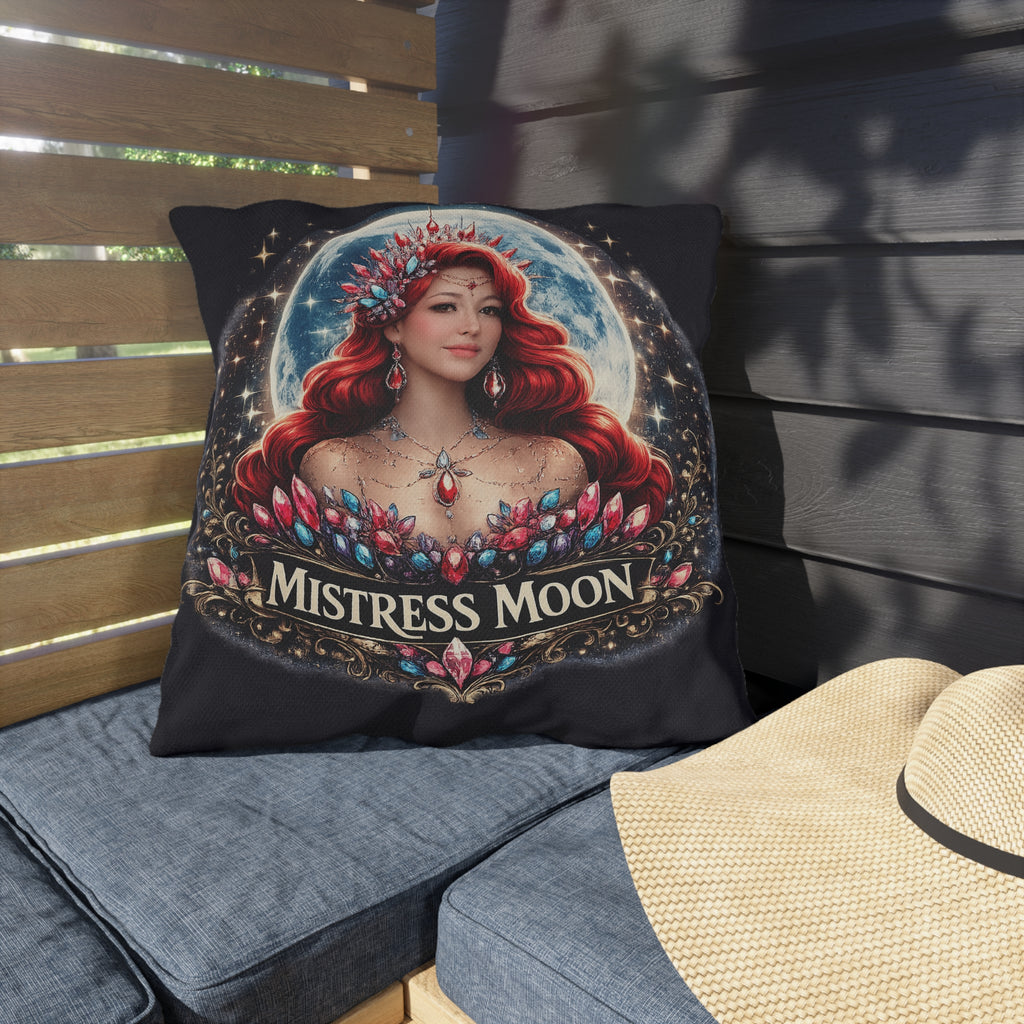Mistress Moon Outdoor Pillow — Goddess Moonlight Decorative Cushion mm5