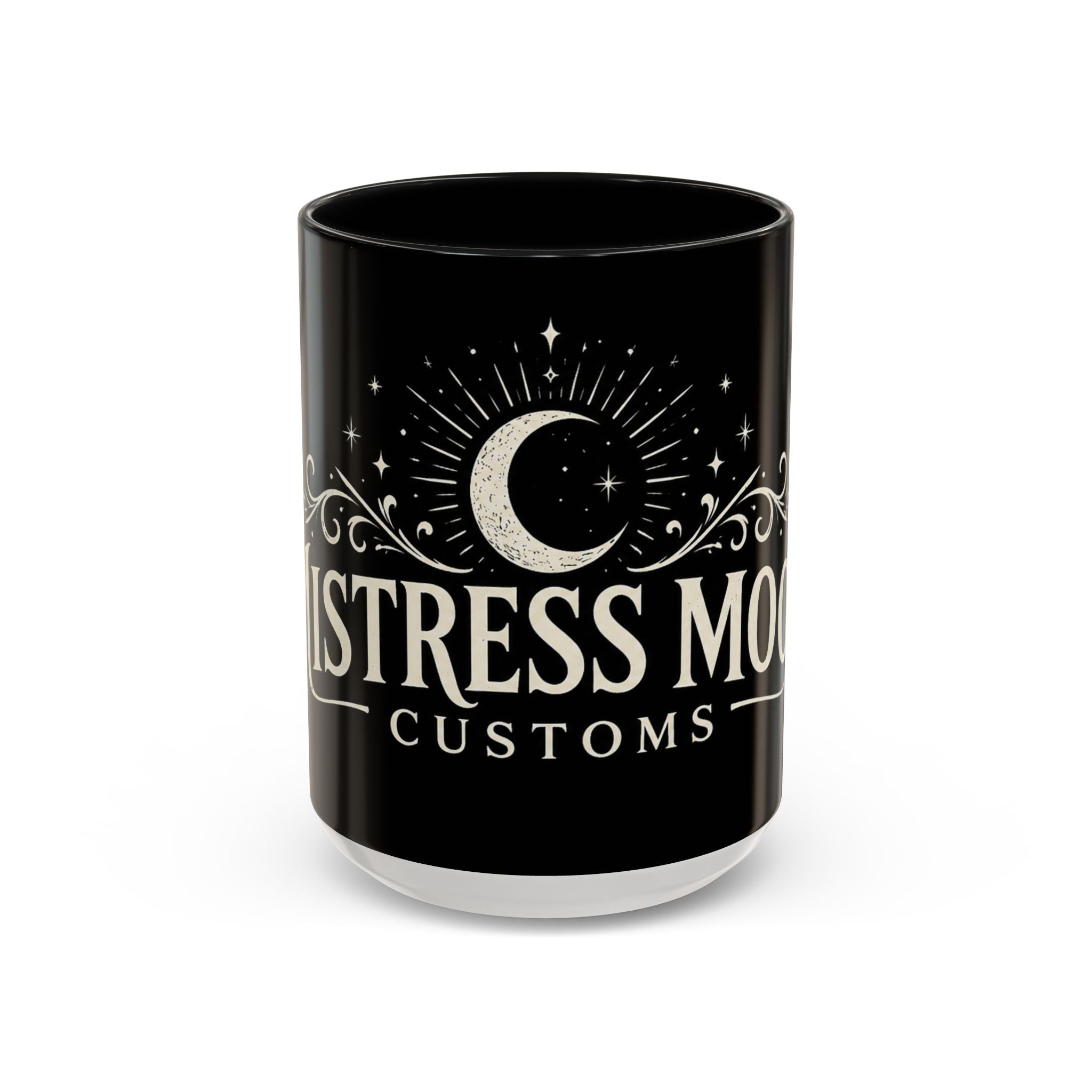 Mistress Moon crescent logo Mug | Accent coffee mug 11oz 15oz