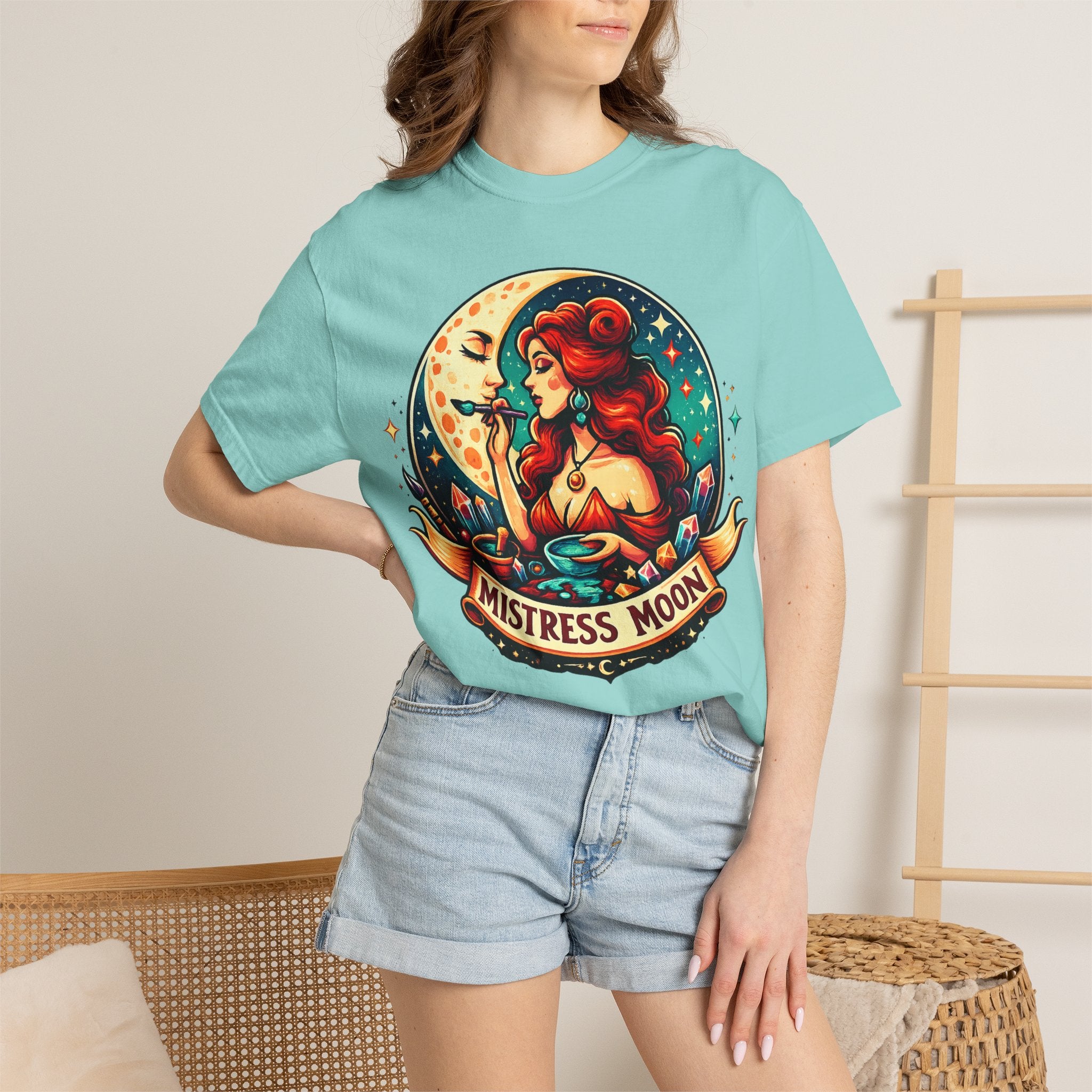 Mistress Moon Unisex Garment-Dyed T-shirt mm2
