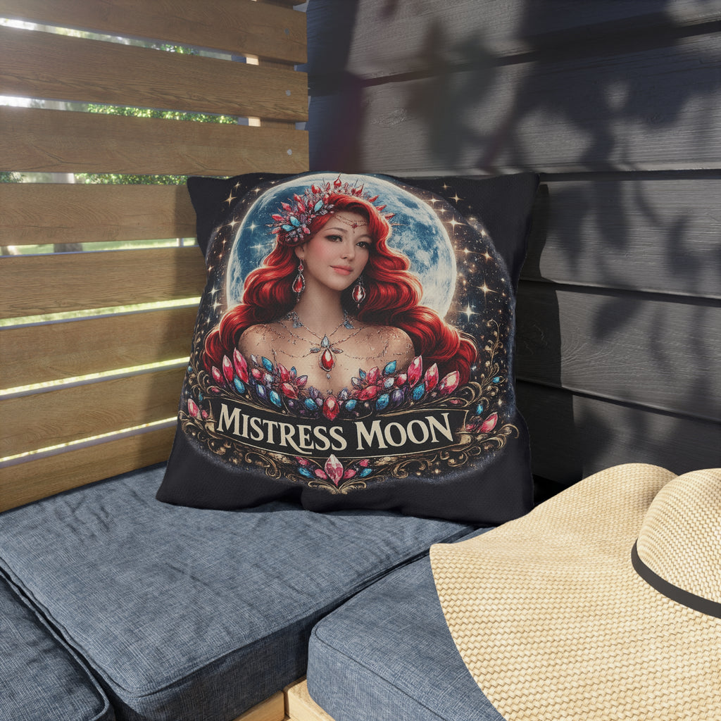 Mistress Moon Outdoor Pillow — Goddess Moonlight Decorative Cushion mm5