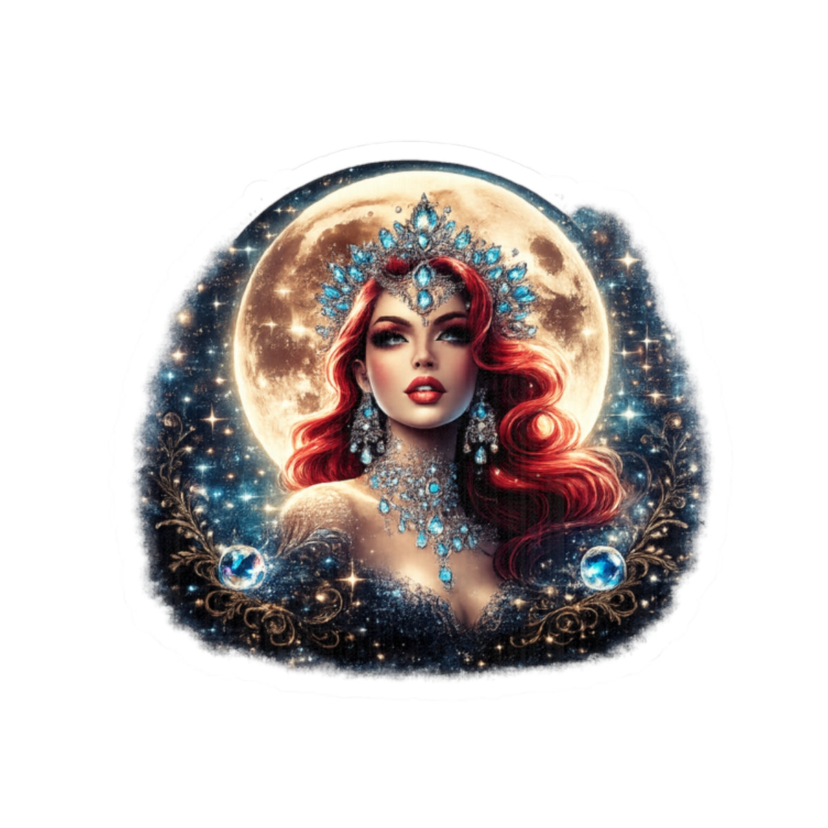 Mistress Moon kiss-Cut Stickers mm4