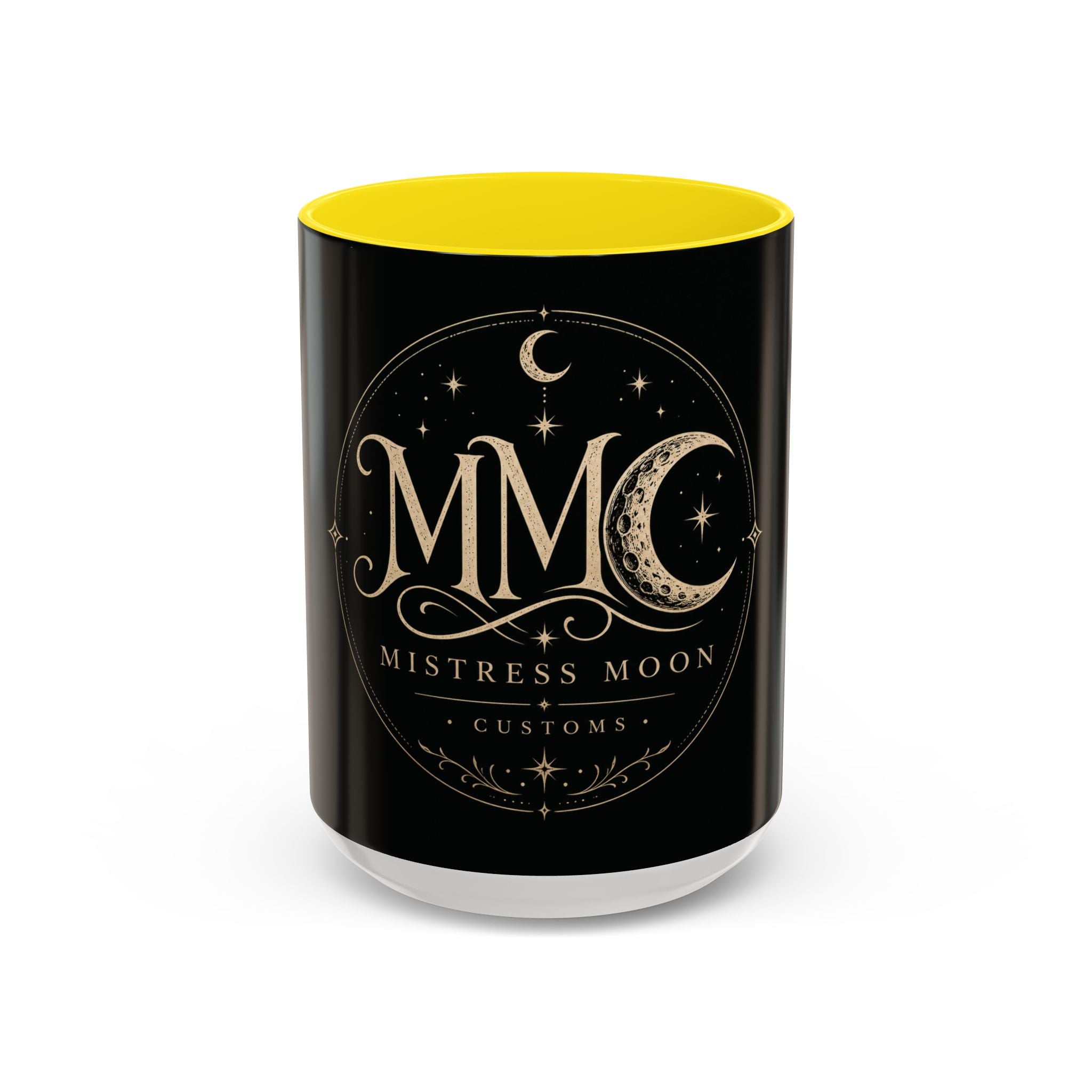 Mistress Moon crescent Mug mmc mono | Accent coffee mug 11oz 15oz