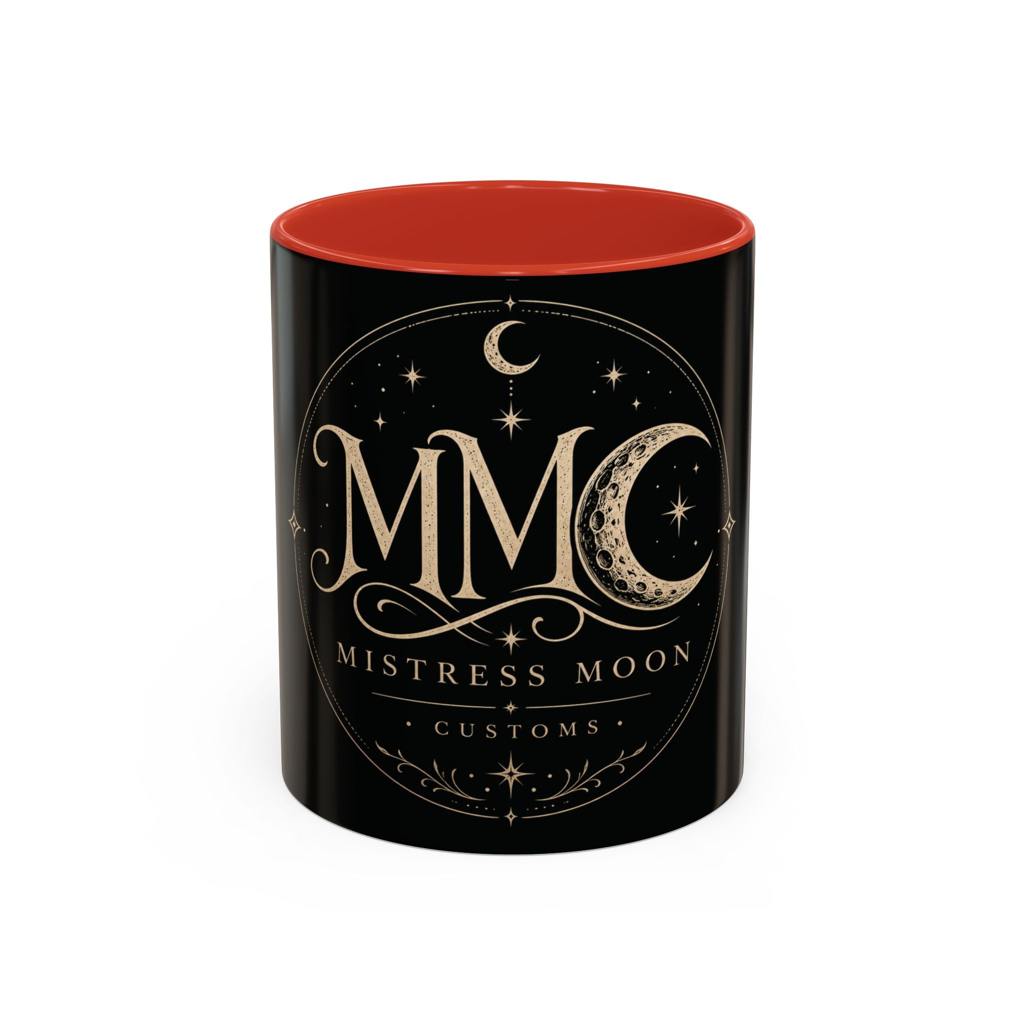 Mistress Moon crescent Mug mmc mono | Accent coffee mug 11oz 15oz
