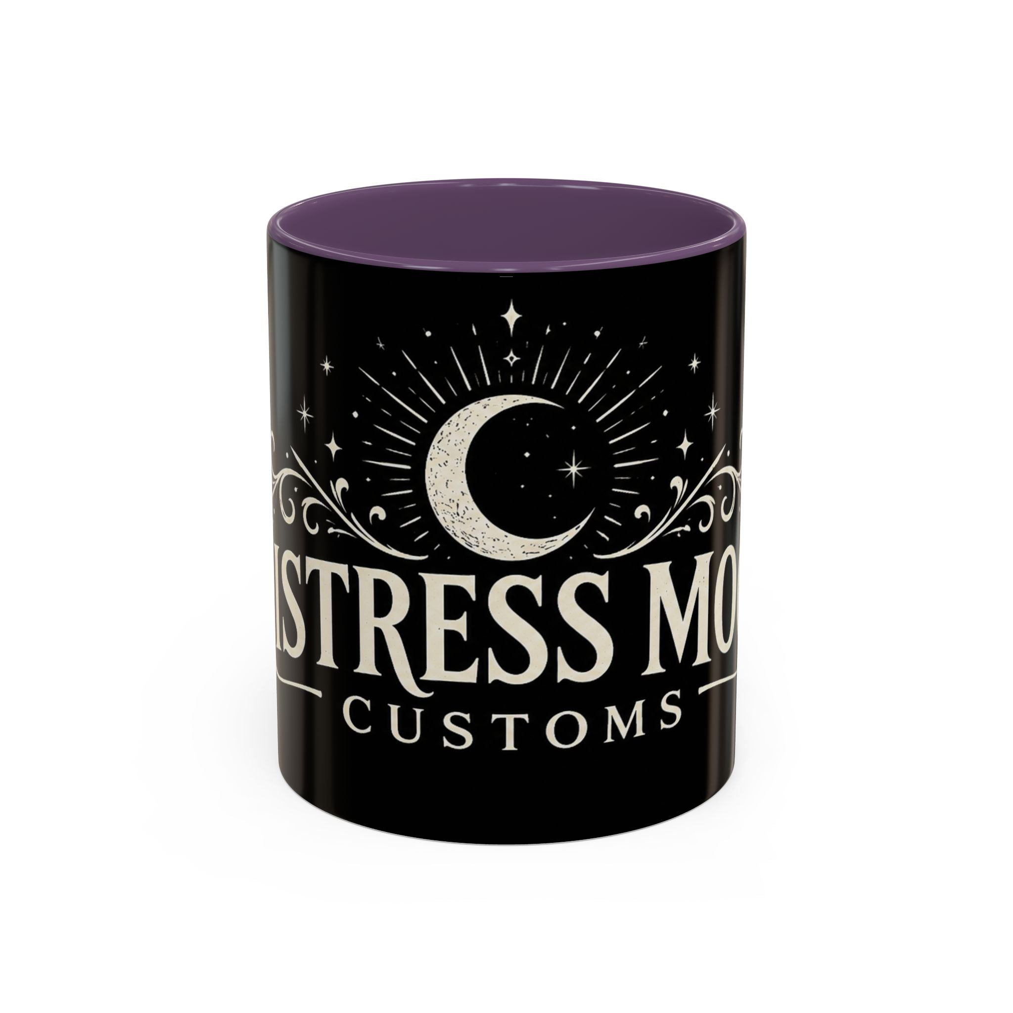 Mistress Moon crescent logo Mug | Accent coffee mug 11oz 15oz