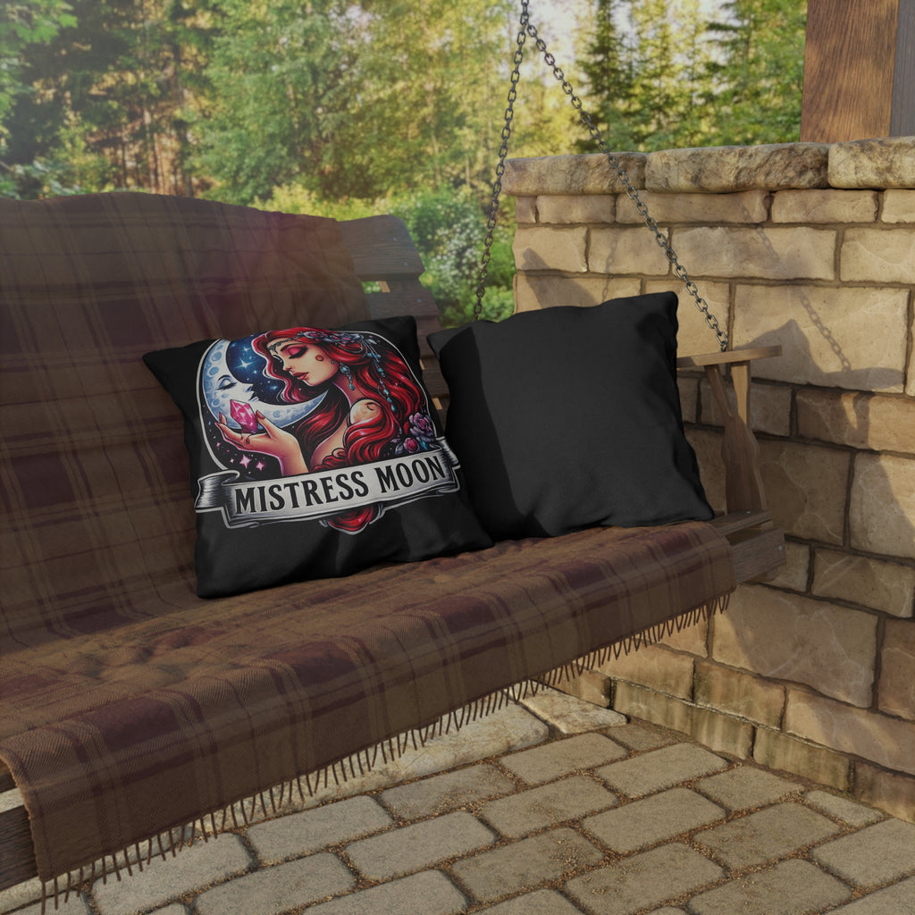 Mistress Moon Outdoor Pillow — Goddess Moonlight Decorative Cushion mm3