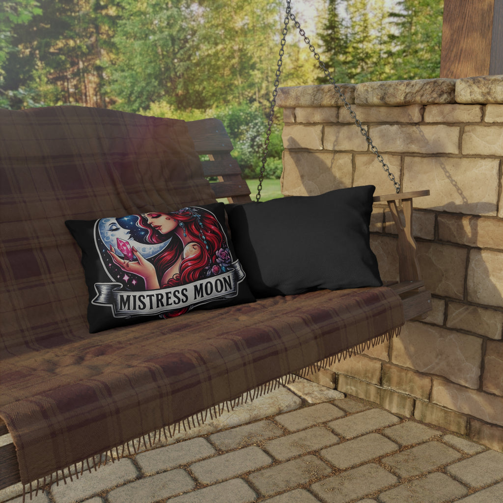 Mistress Moon Outdoor Pillow — Goddess Moonlight Decorative Cushion mm3