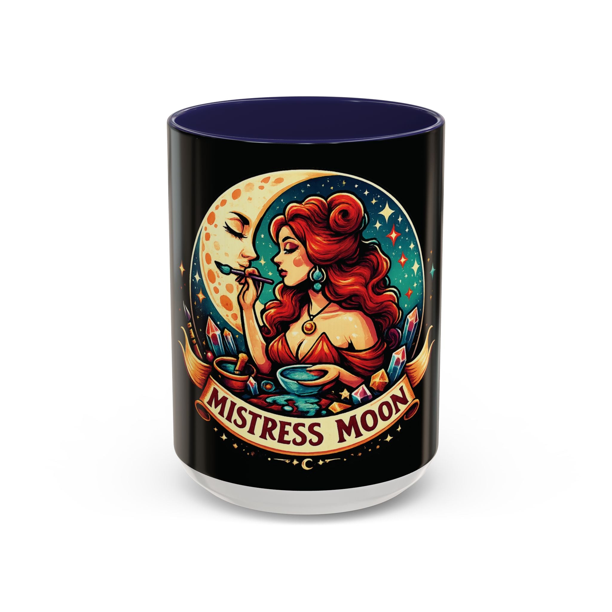 Mistress Moon crescent Mug mm2 | Accent coffee mug 11oz 15oz