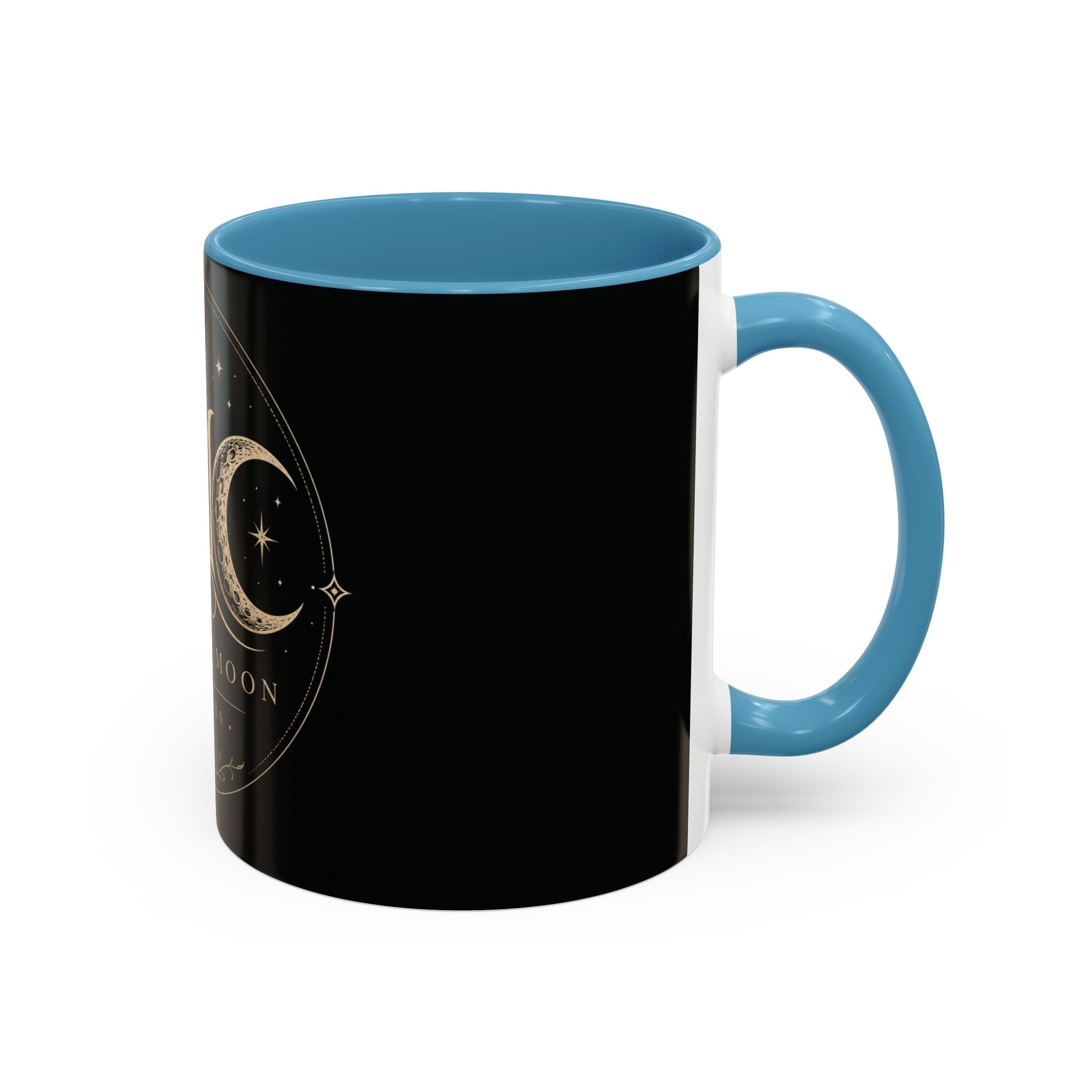 Mistress Moon crescent Mug mmc mono | Accent coffee mug 11oz 15oz