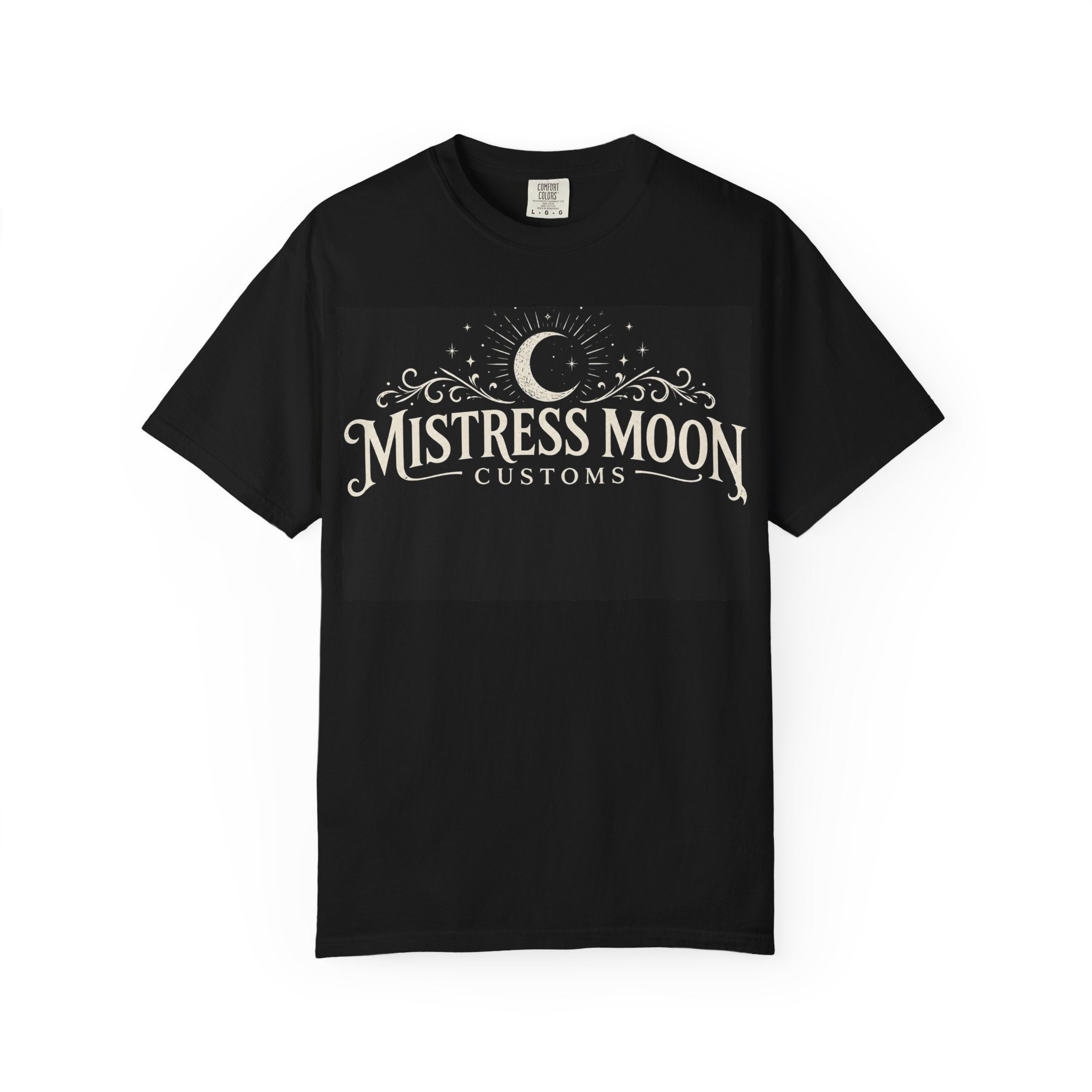 Mistress Moon Unisex Garment-Dyed T-shirt logo