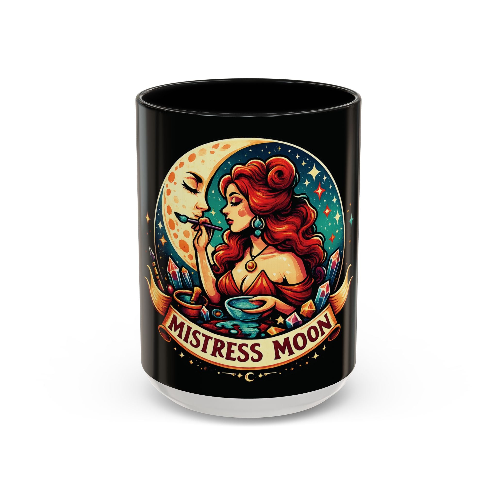 Mistress Moon crescent Mug mm2 | Accent coffee mug 11oz 15oz