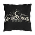 Mistress Moon Outdoor Pillow — Goddess Moonlight Decorative Cushion logo
