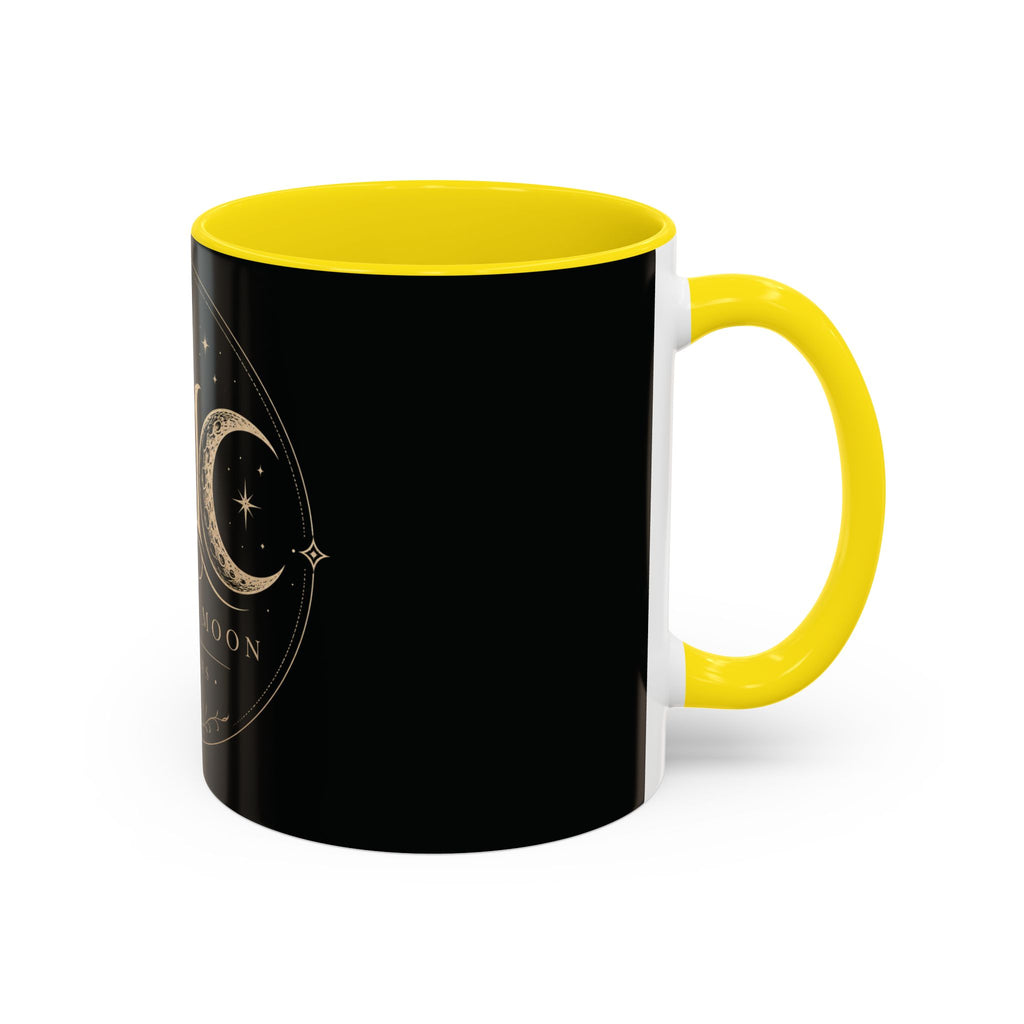 Mistress Moon crescent Mug mmc mono | Accent coffee mug 11oz 15oz