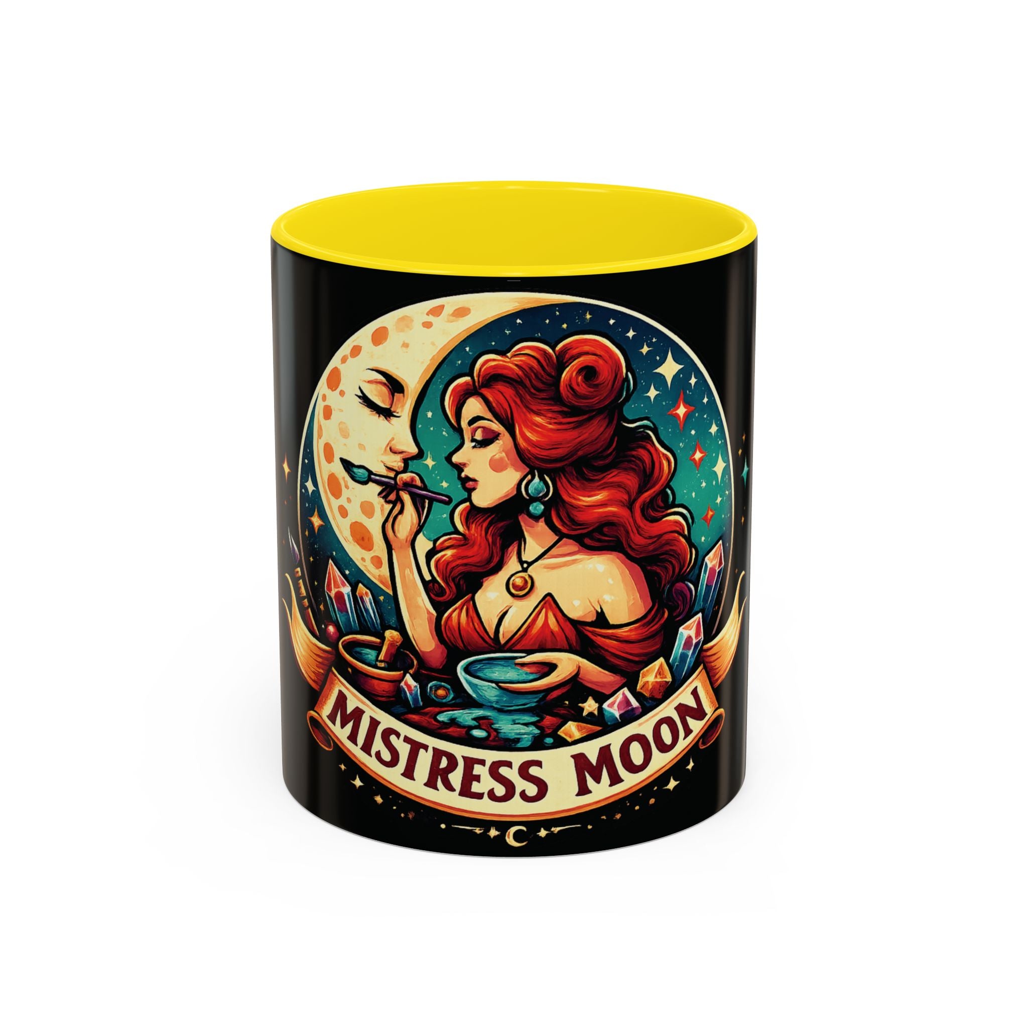 Mistress Moon crescent Mug mm2 | Accent coffee mug 11oz 15oz