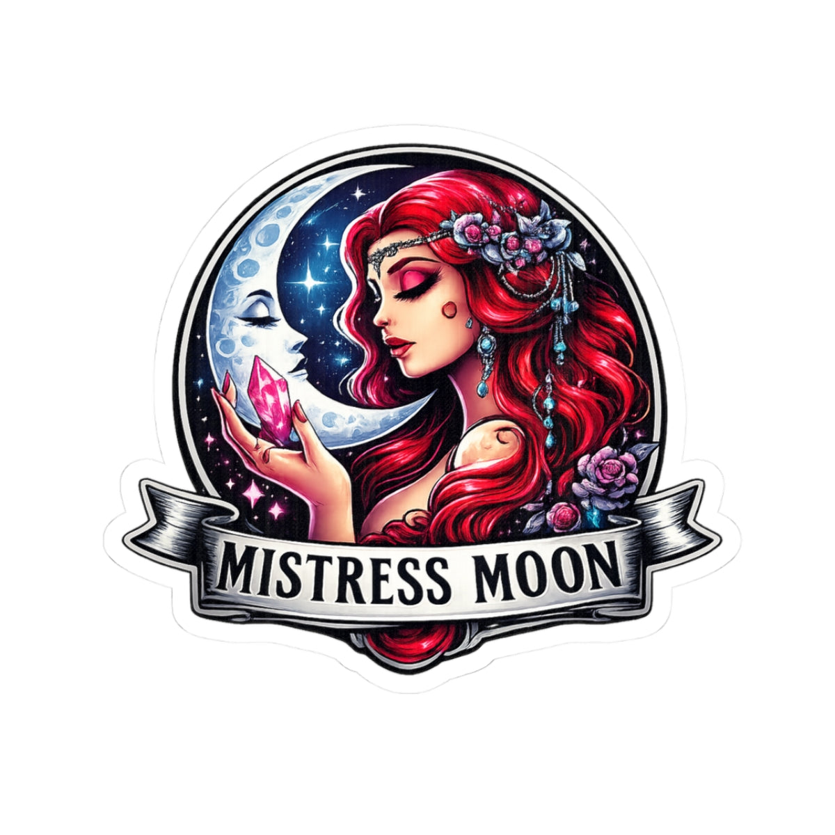 Mistress Moon kiss-Cut Stickers mm3