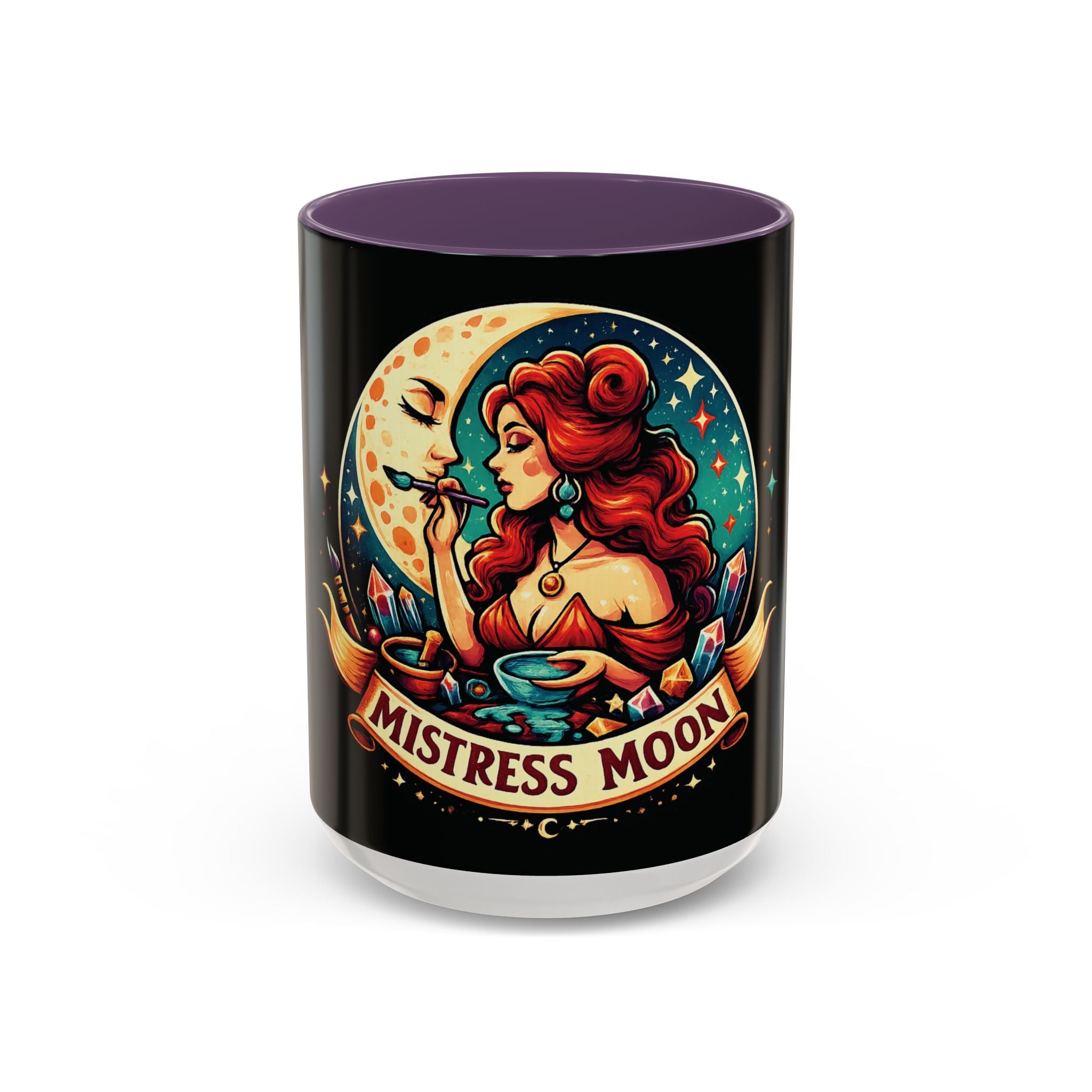 Mistress Moon crescent Mug mm2 | Accent coffee mug 11oz 15oz