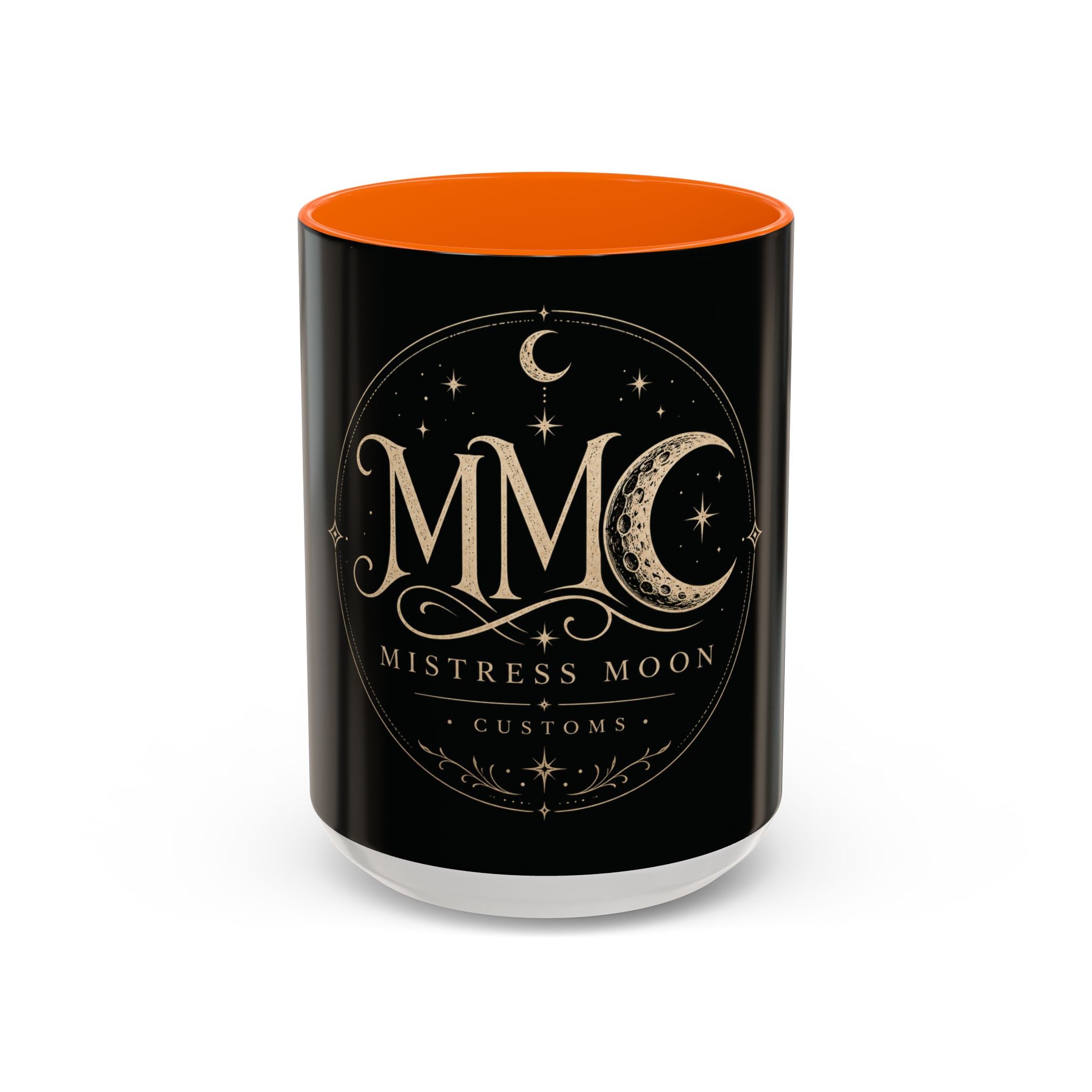 Mistress Moon crescent Mug mmc mono | Accent coffee mug 11oz 15oz